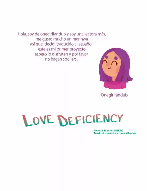 Love Deficiency - Capítulo 36 - Página 1 - LectorTMOo