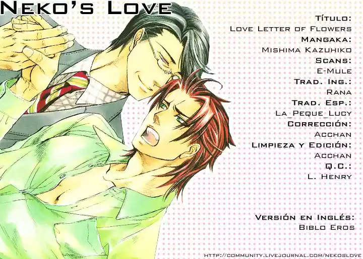 Love Letter Of Flowers - Capítulo 1 - Página 1 - LectorTMOo