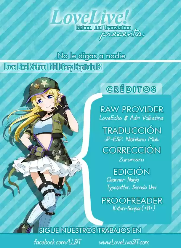 Love Live School Idol Diary - Capítulo 13 - Página 1 - LectorTMOo