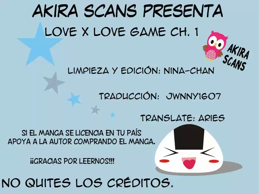 Love Love Game - Capítulo 1 - Página 1 - LectorTMOo