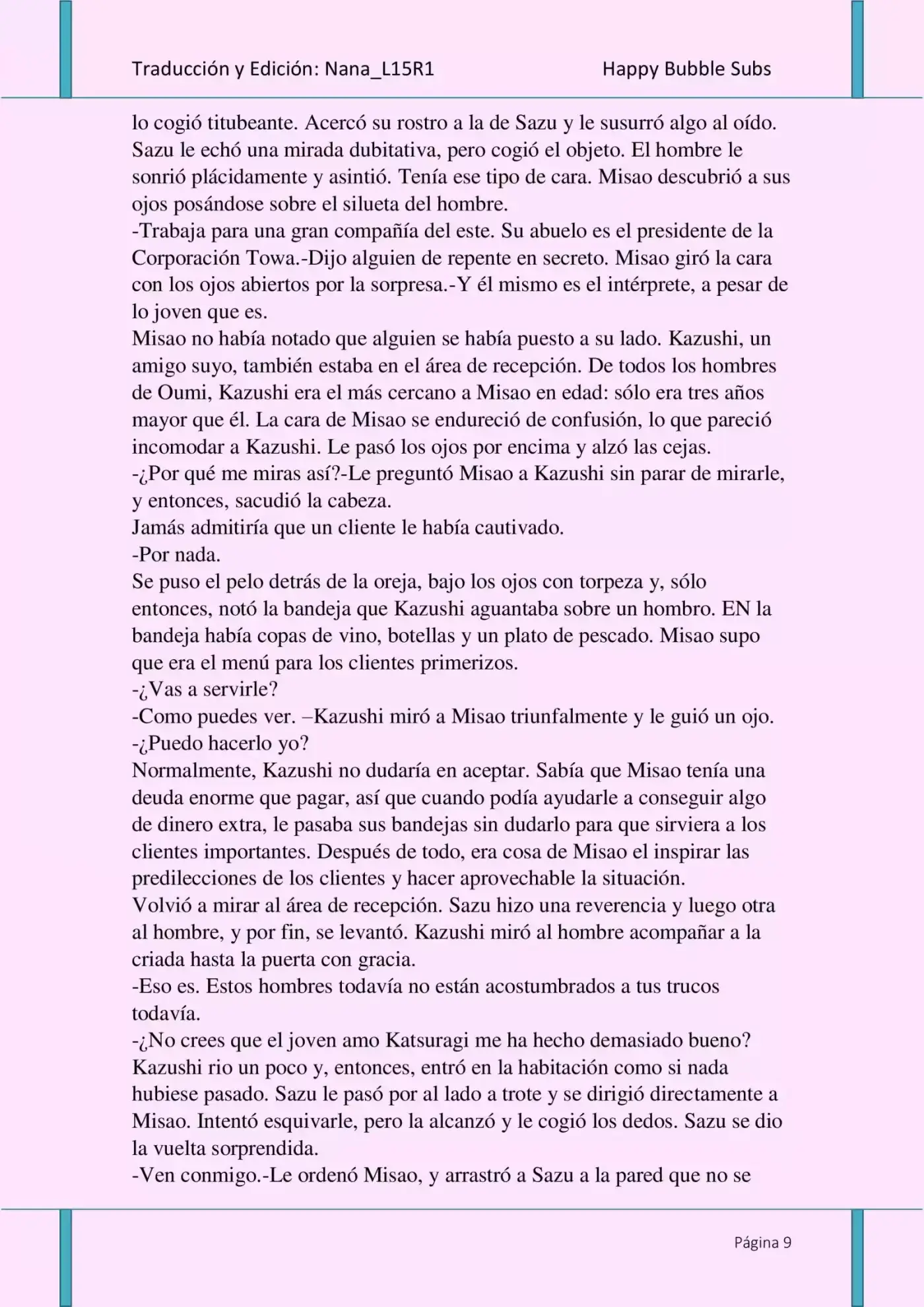 Love Water (Novela) - Capítulo 1 - Página 9 - LectorTMOo