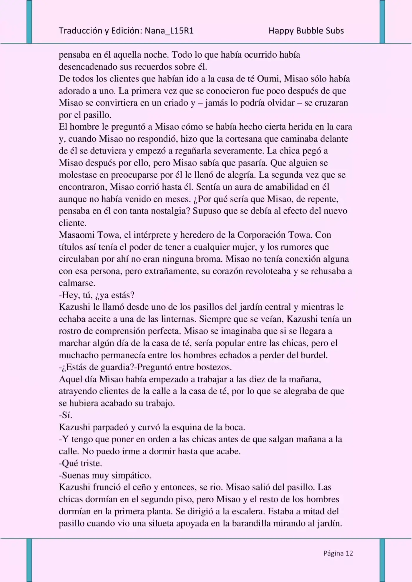 Love Water (Novela) - Capítulo 1 - Página 12 - LectorTMOo