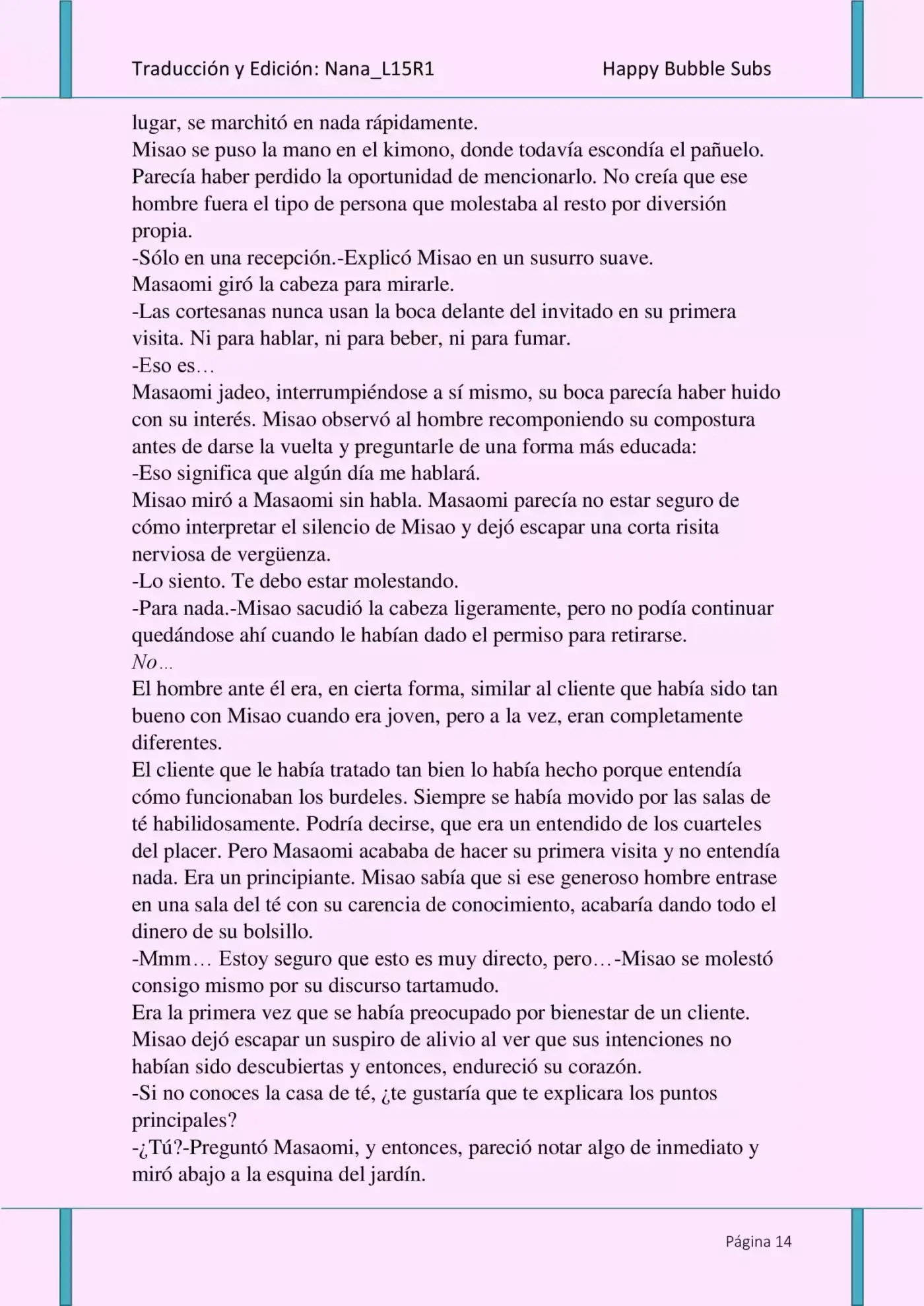 Love Water (Novela) - Capítulo 1 - Página 14 - LectorTMOo