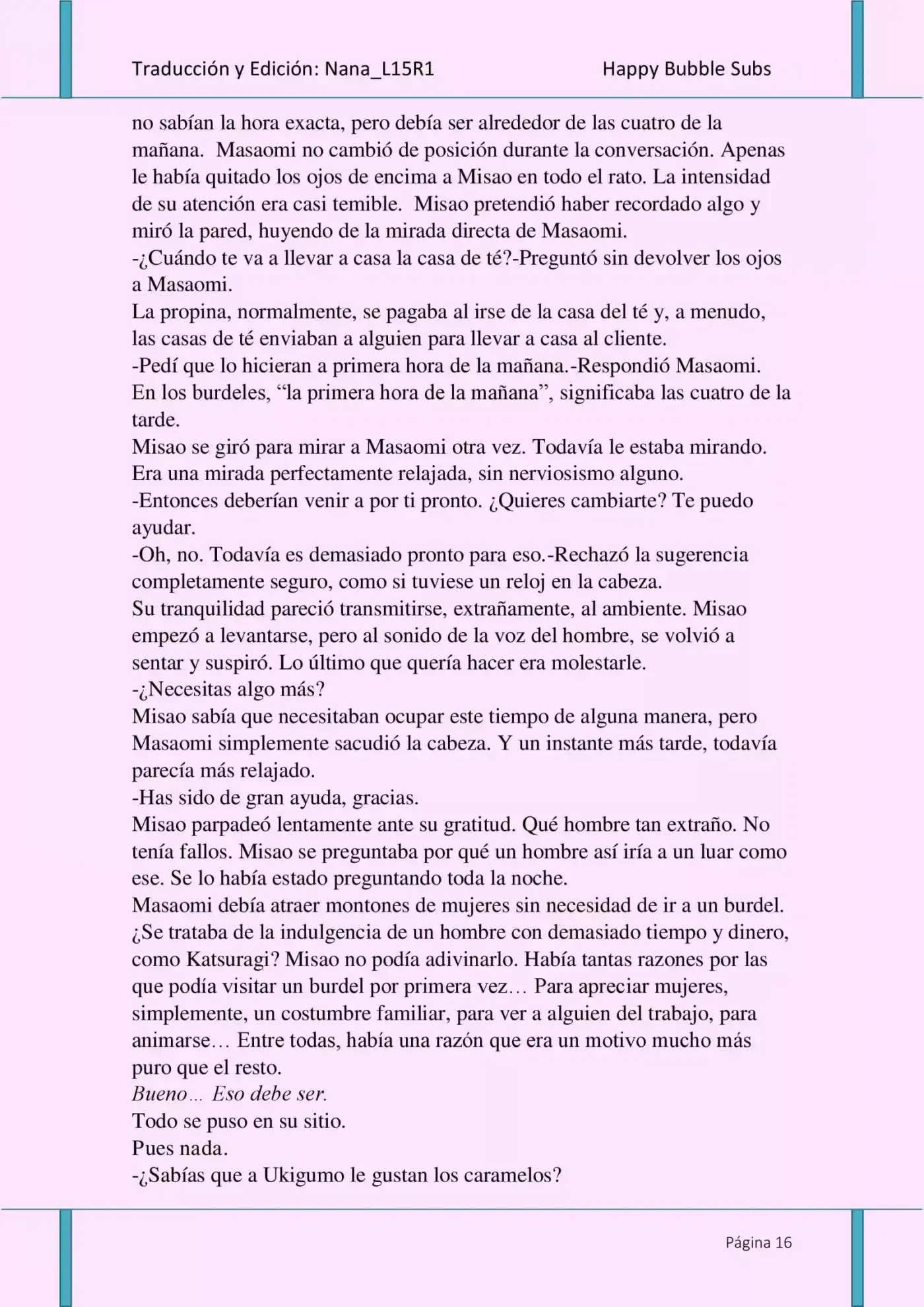 Love Water (Novela) - Capítulo 1 - Página 16 - LectorTMOo