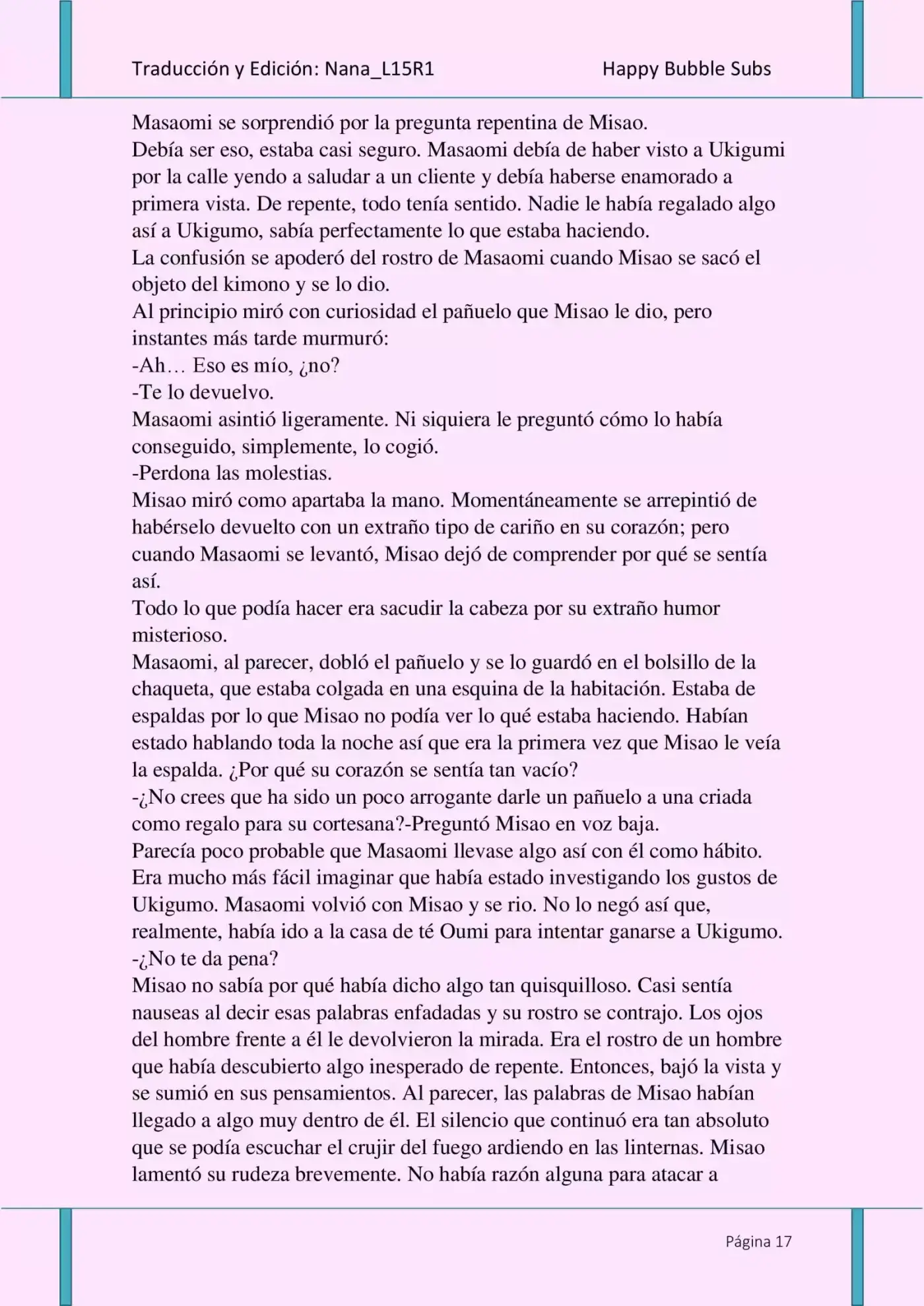 Love Water (Novela) - Capítulo 1 - Página 17 - LectorTMOo