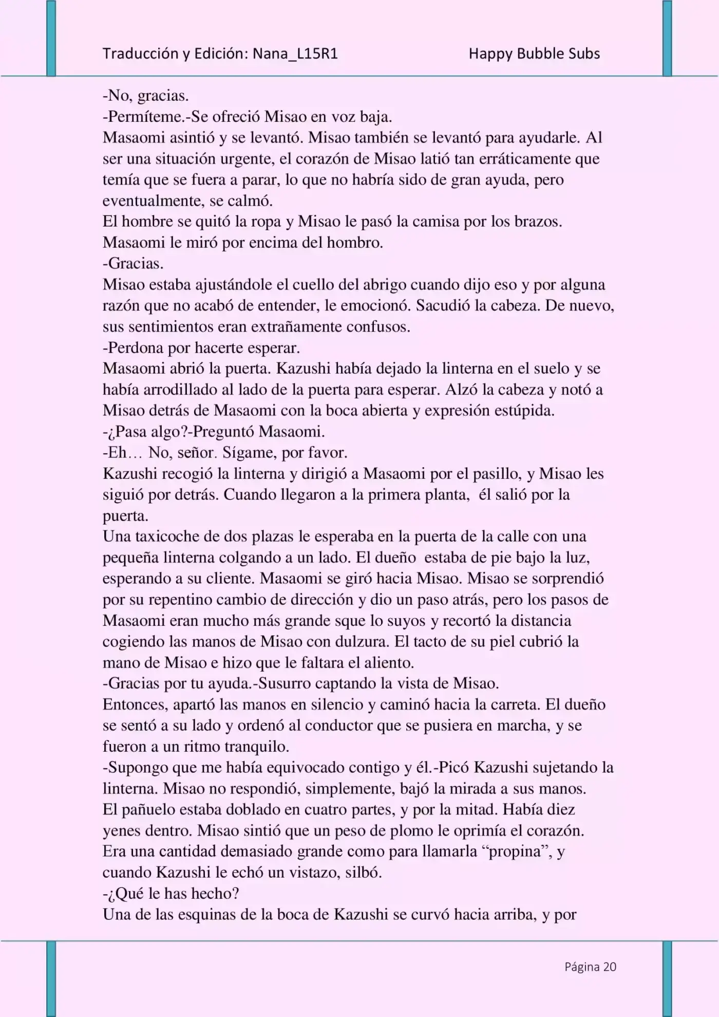 Love Water (Novela) - Capítulo 1 - Página 20 - LectorTMOo