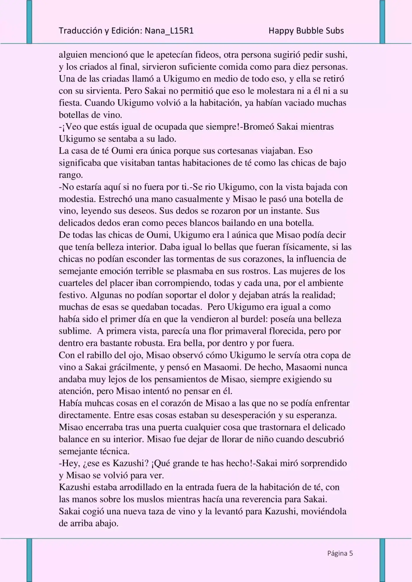 Love Water (Novela) - Capítulo 2 - Página 5 - LectorTMOo