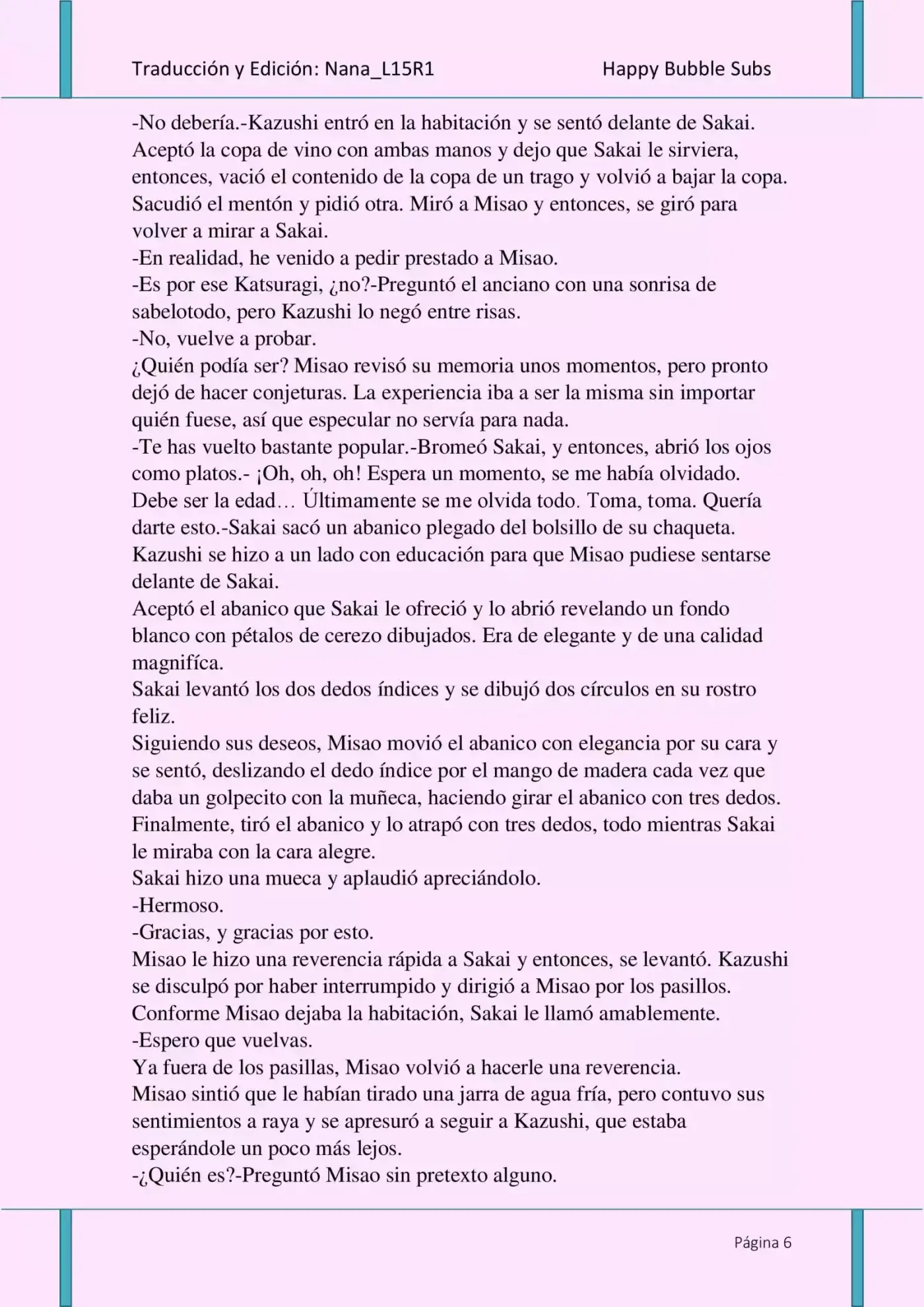 Love Water (Novela) - Capítulo 2 - Página 6 - LectorTMOo