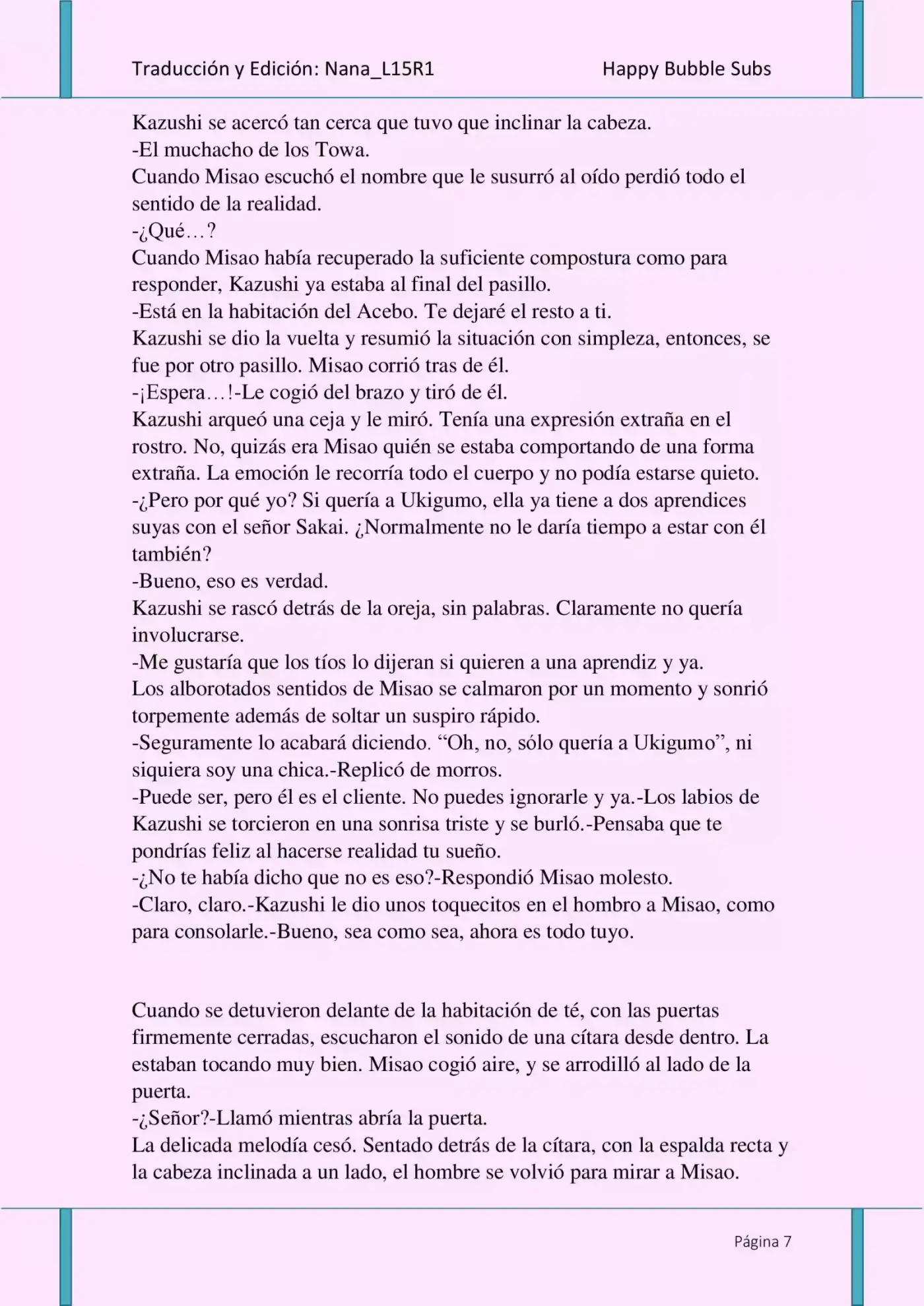 Love Water (Novela) - Capítulo 2 - Página 7 - LectorTMOo