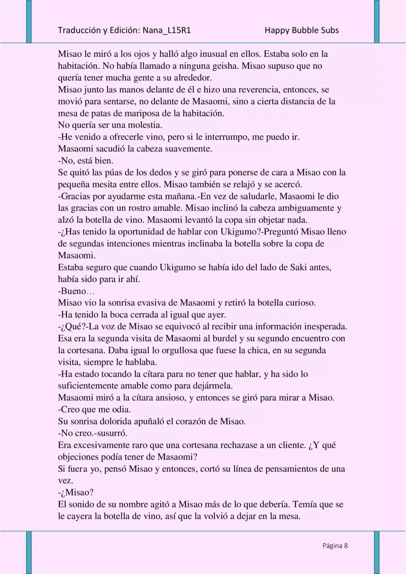 Love Water (Novela) - Capítulo 2 - Página 8 - LectorTMOo