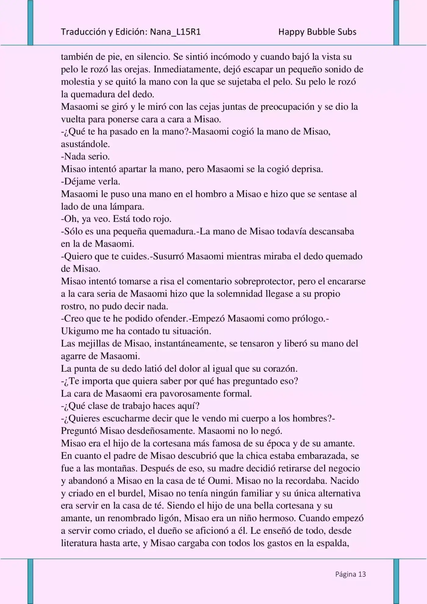 Love Water (Novela) - Capítulo 2 - Página 13 - LectorTMOo