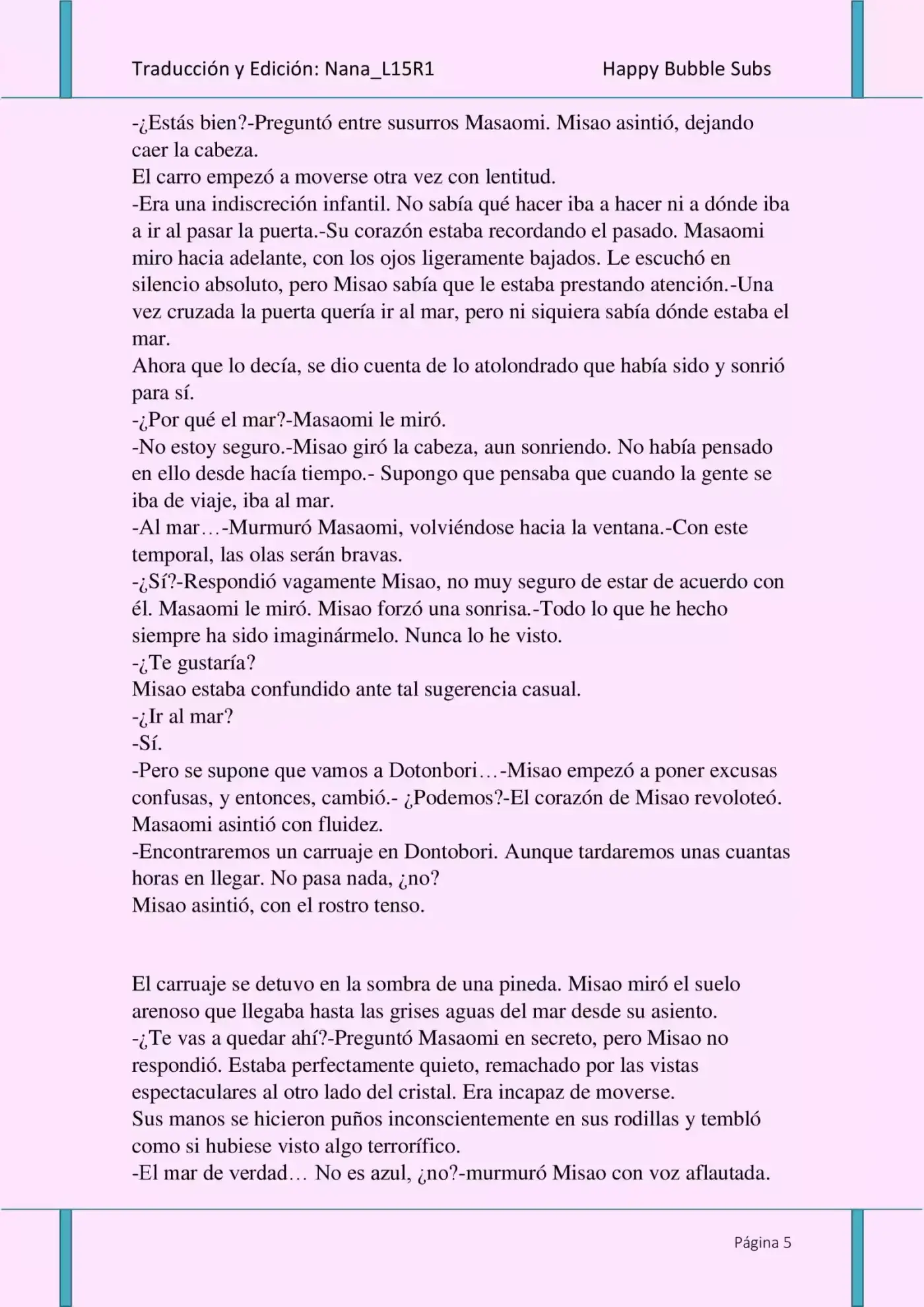 Love Water (Novela) - Capítulo 3 - Página 5 - LectorTMOo