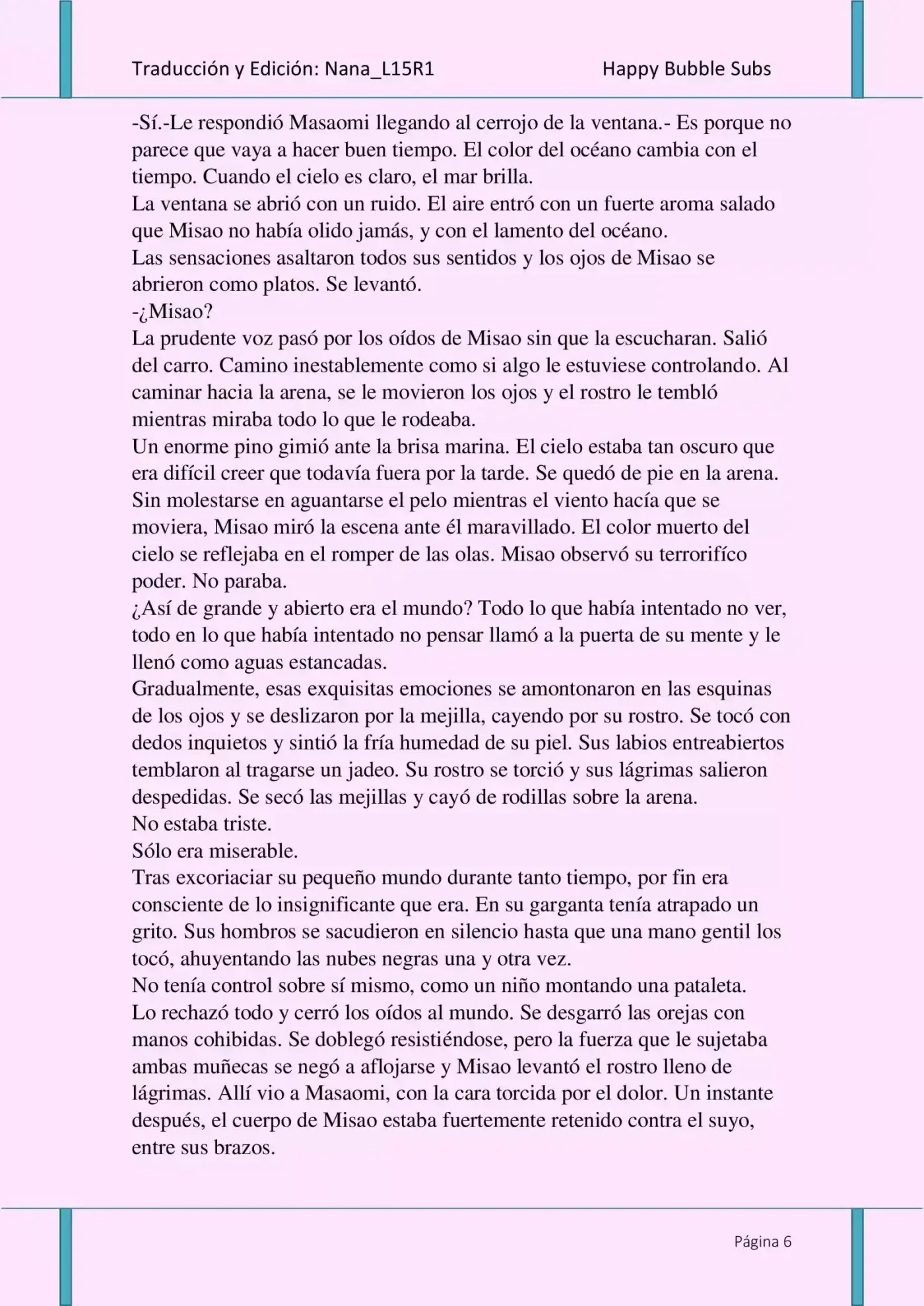 Love Water (Novela) - Capítulo 3 - Página 6 - LectorTMOo
