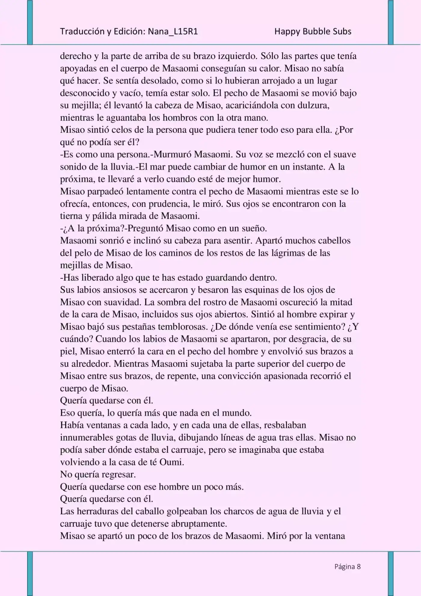 Love Water (Novela) - Capítulo 3 - Página 8 - LectorTMOo