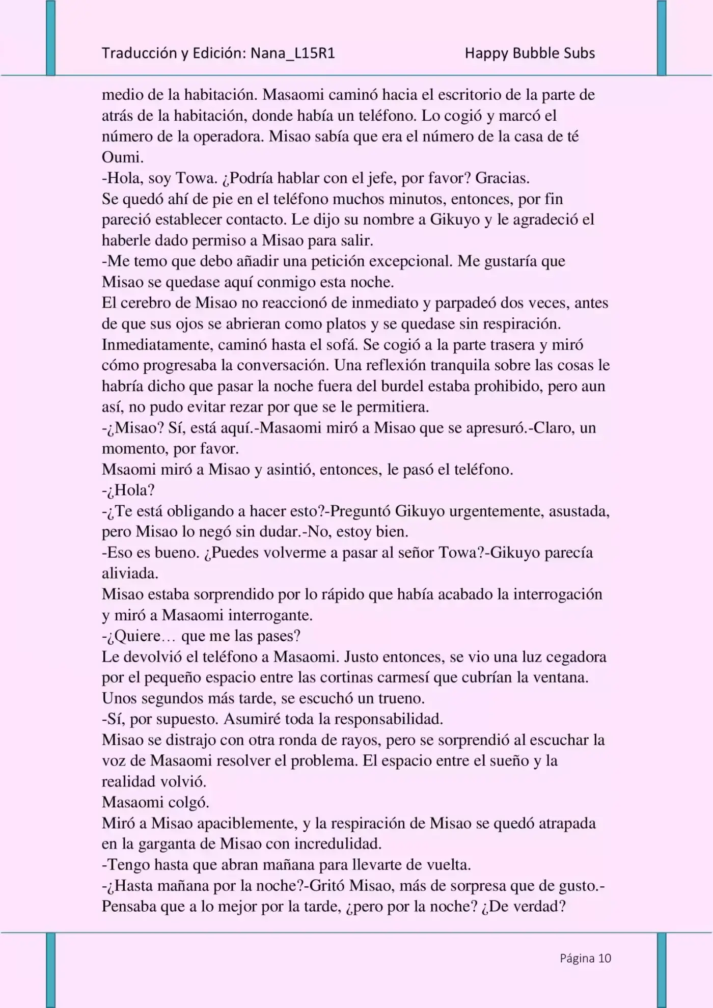 Love Water (Novela) - Capítulo 3 - Página 10 - LectorTMOo