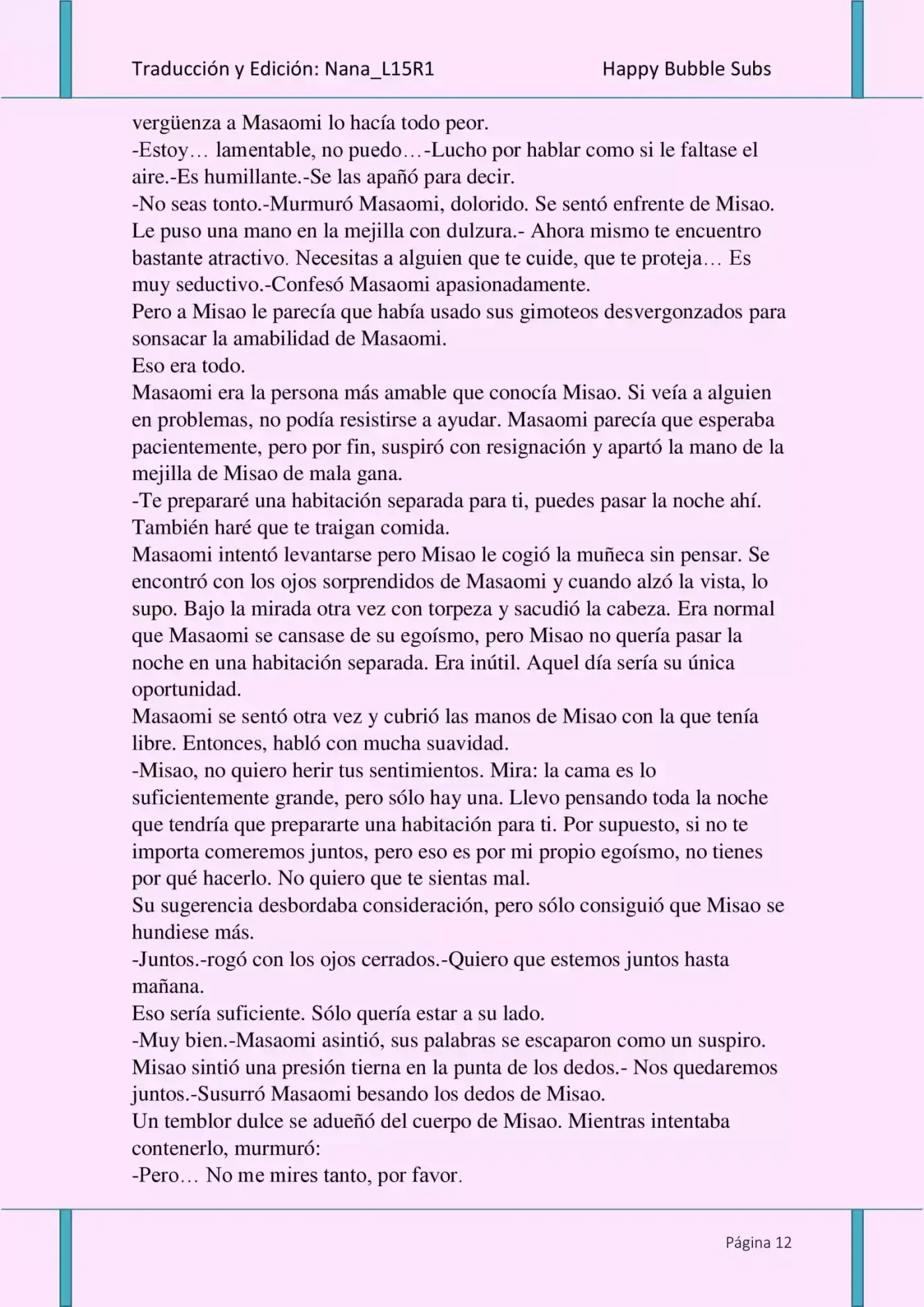 Love Water (Novela) - Capítulo 3 - Página 12 - LectorTMOo