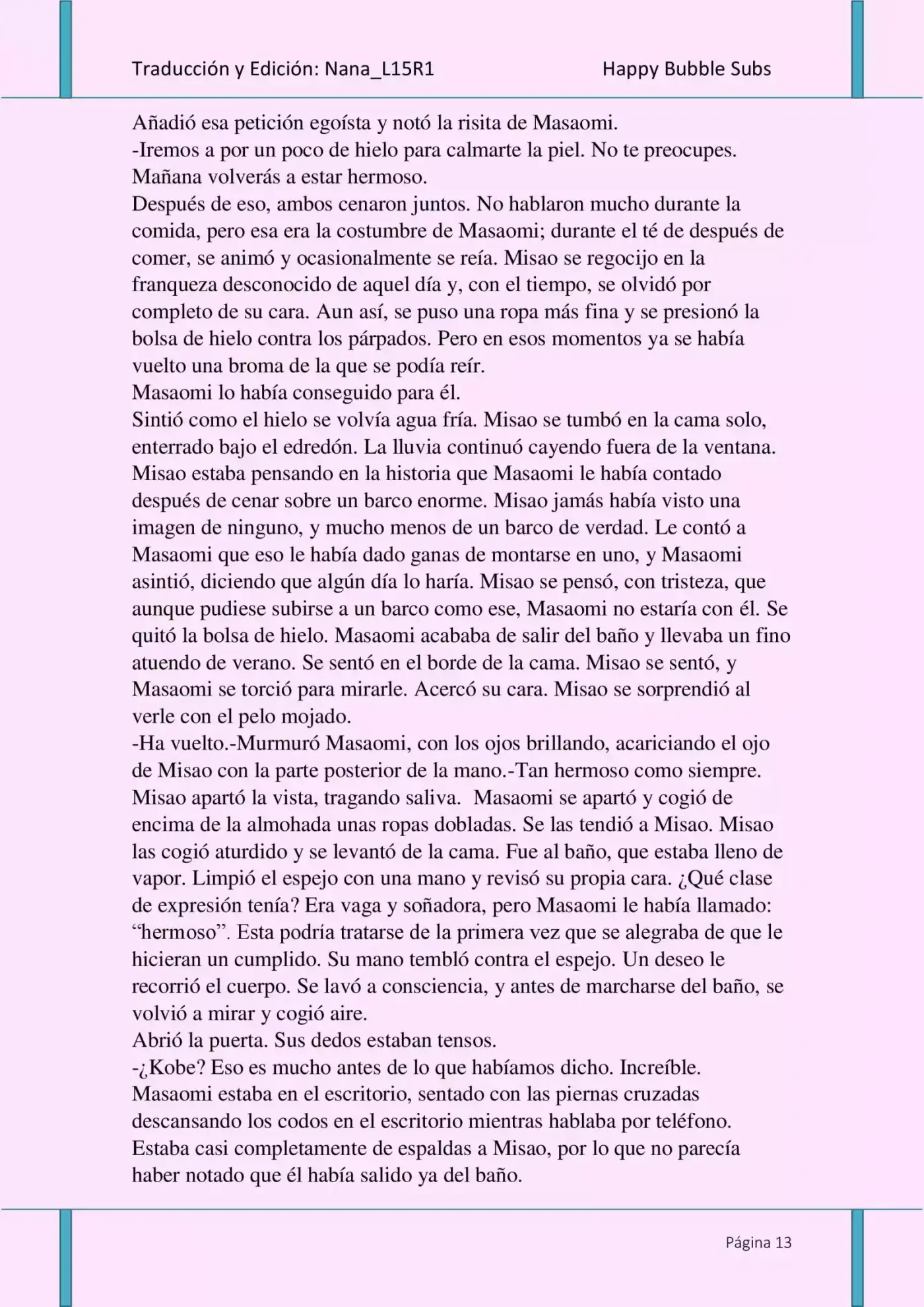 Love Water (Novela) - Capítulo 3 - Página 13 - LectorTMOo