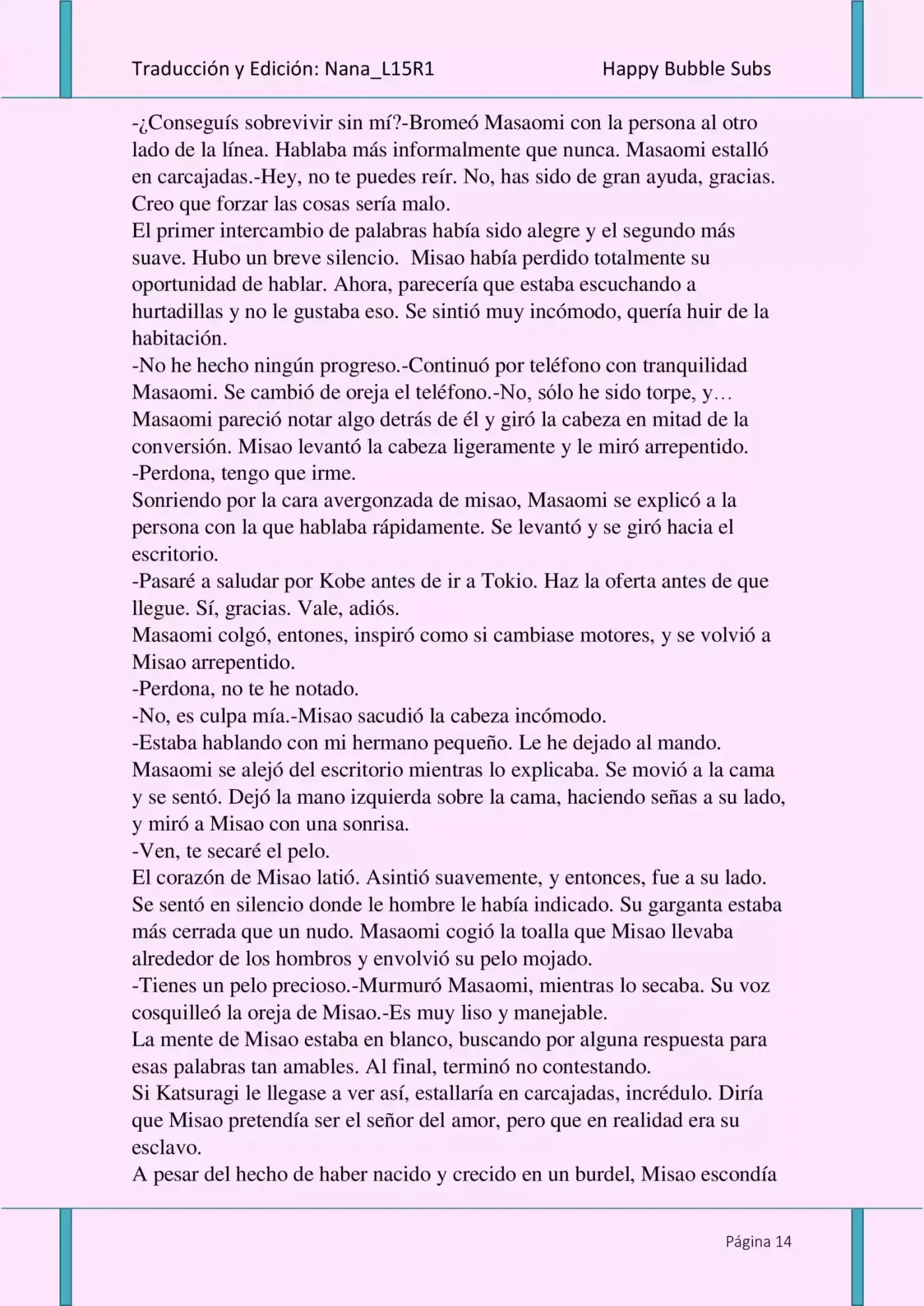Love Water (Novela) - Capítulo 3 - Página 14 - LectorTMOo