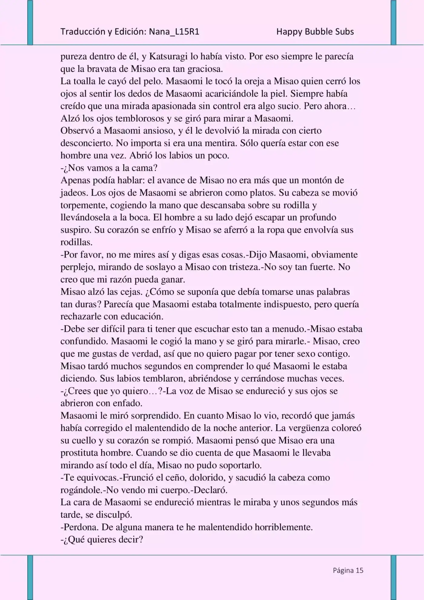 Love Water (Novela) - Capítulo 3 - Página 15 - LectorTMOo