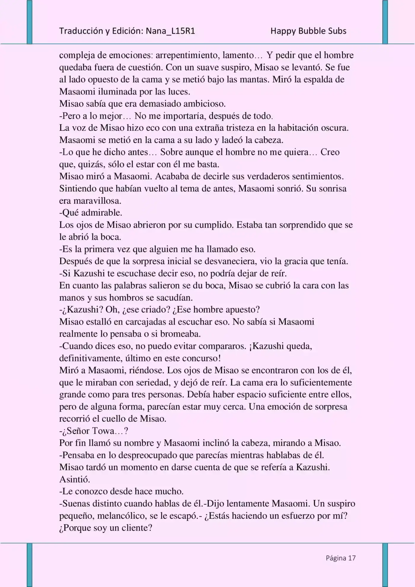 Love Water (Novela) - Capítulo 3 - Página 17 - LectorTMOo