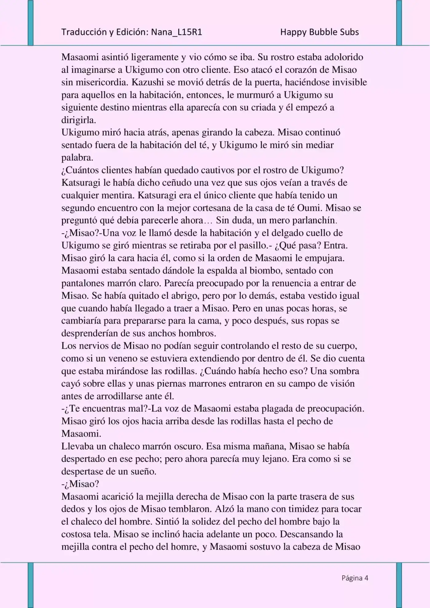 Love Water (Novela) - Capítulo 4 - Página 4 - LectorTMOo