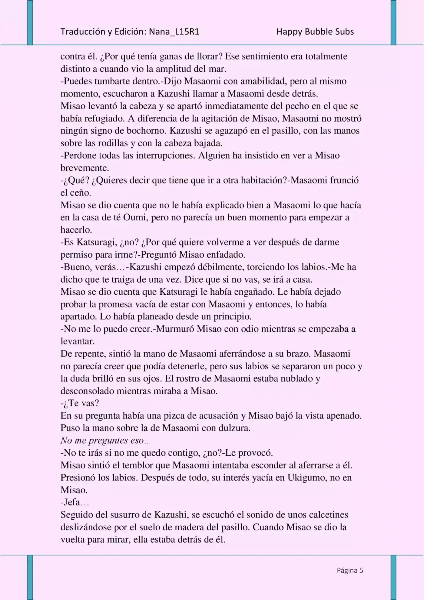 Love Water (Novela) - Capítulo 4 - Página 5 - LectorTMOo