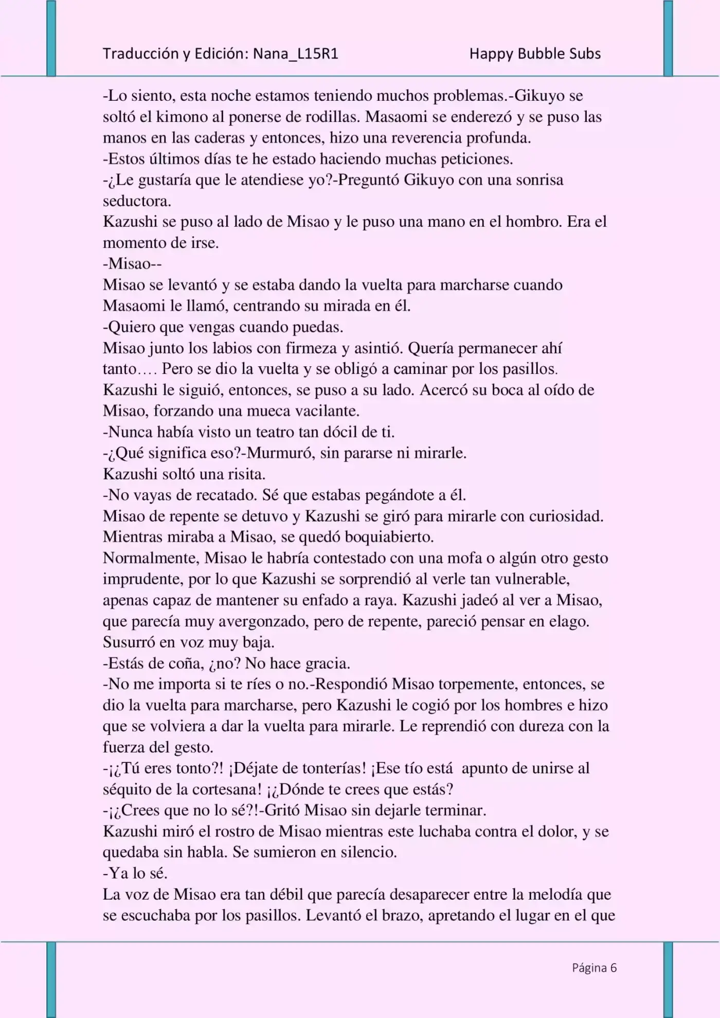 Love Water (Novela) - Capítulo 4 - Página 6 - LectorTMOo