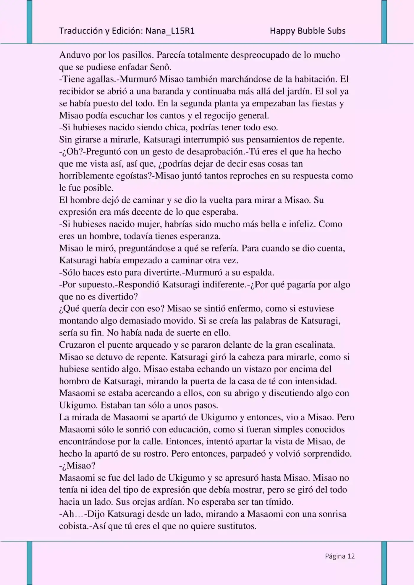 Love Water (Novela) - Capítulo 4 - Página 12 - LectorTMOo