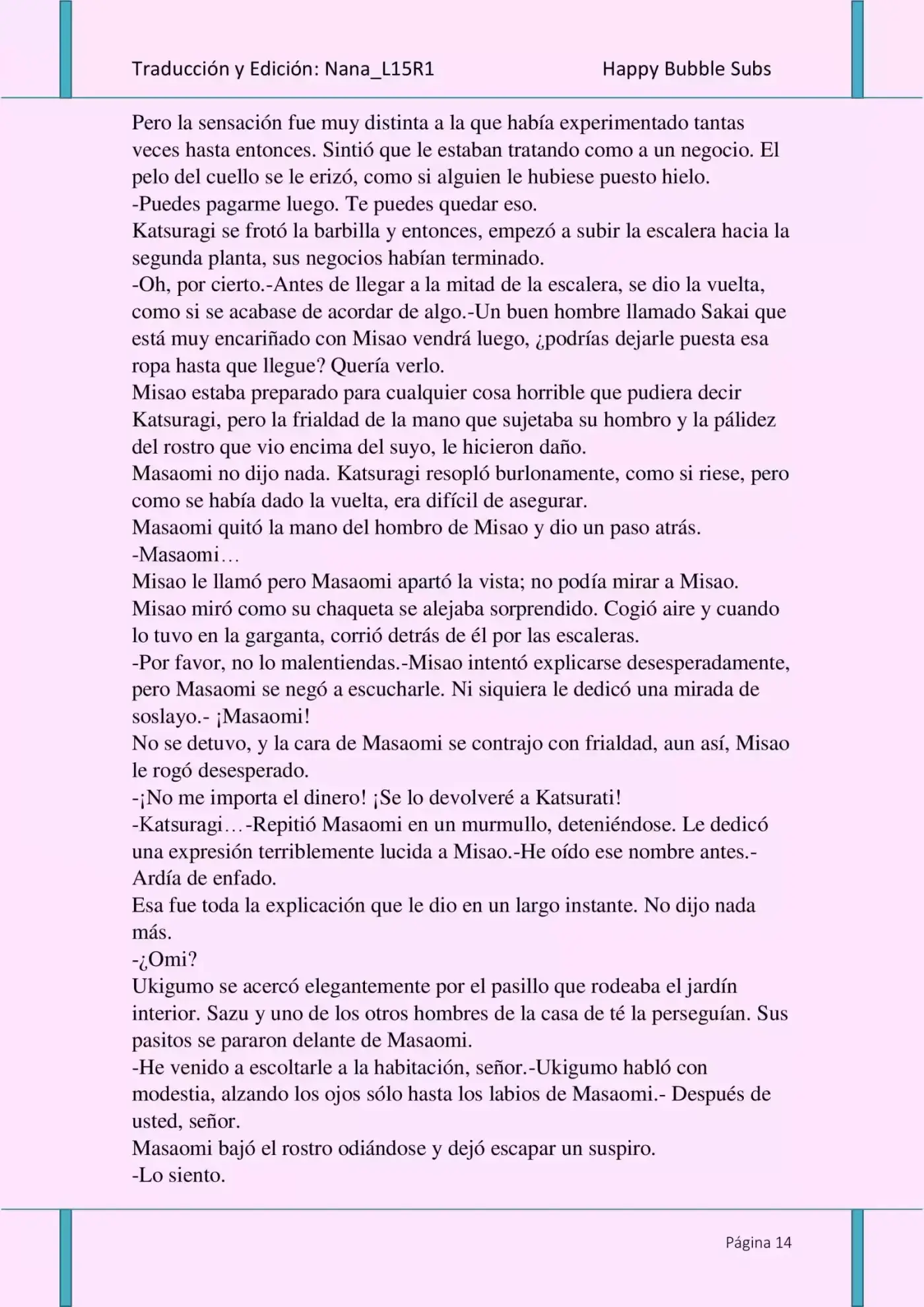 Love Water (Novela) - Capítulo 4 - Página 14 - LectorTMOo