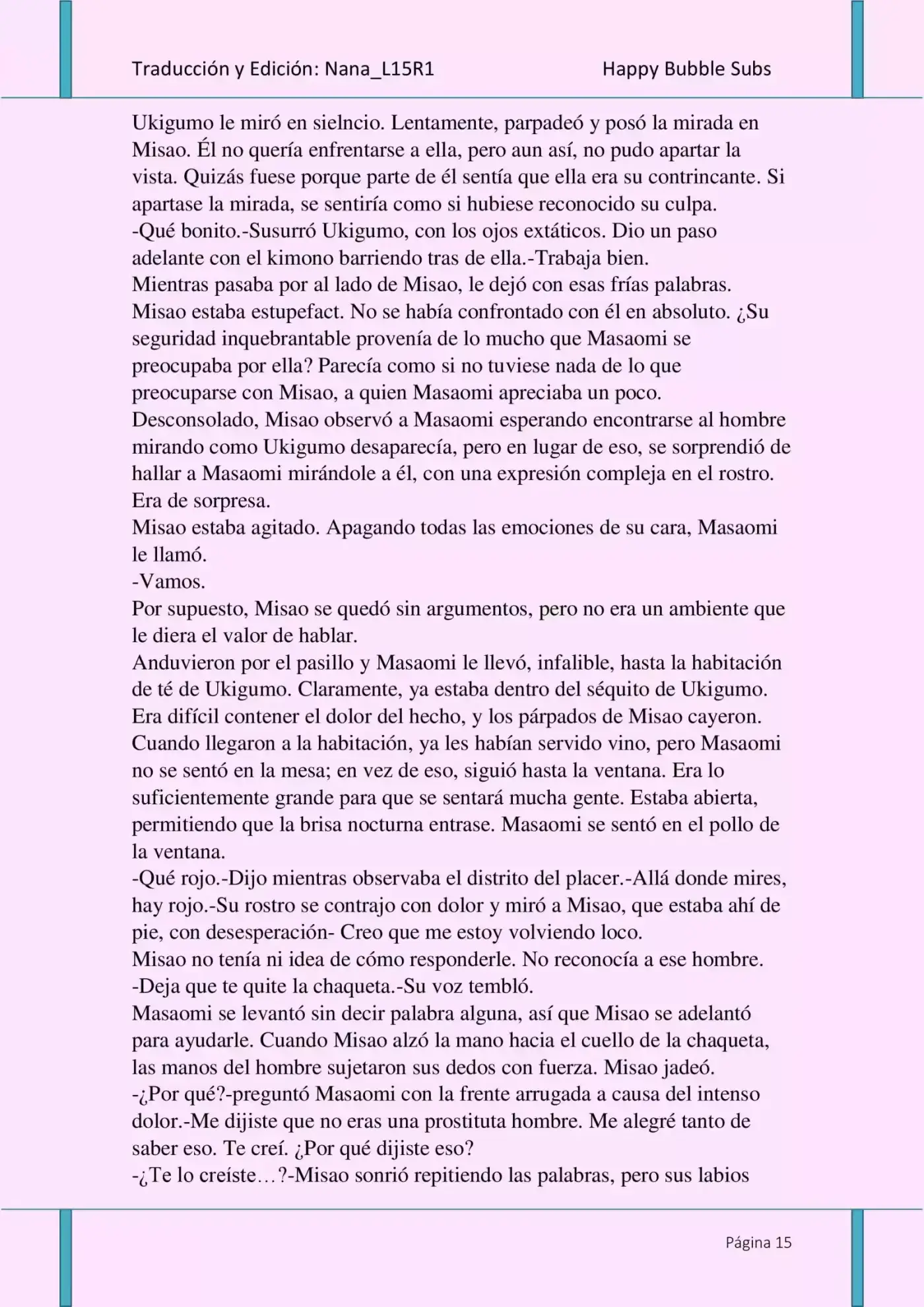Love Water (Novela) - Capítulo 4 - Página 15 - LectorTMOo