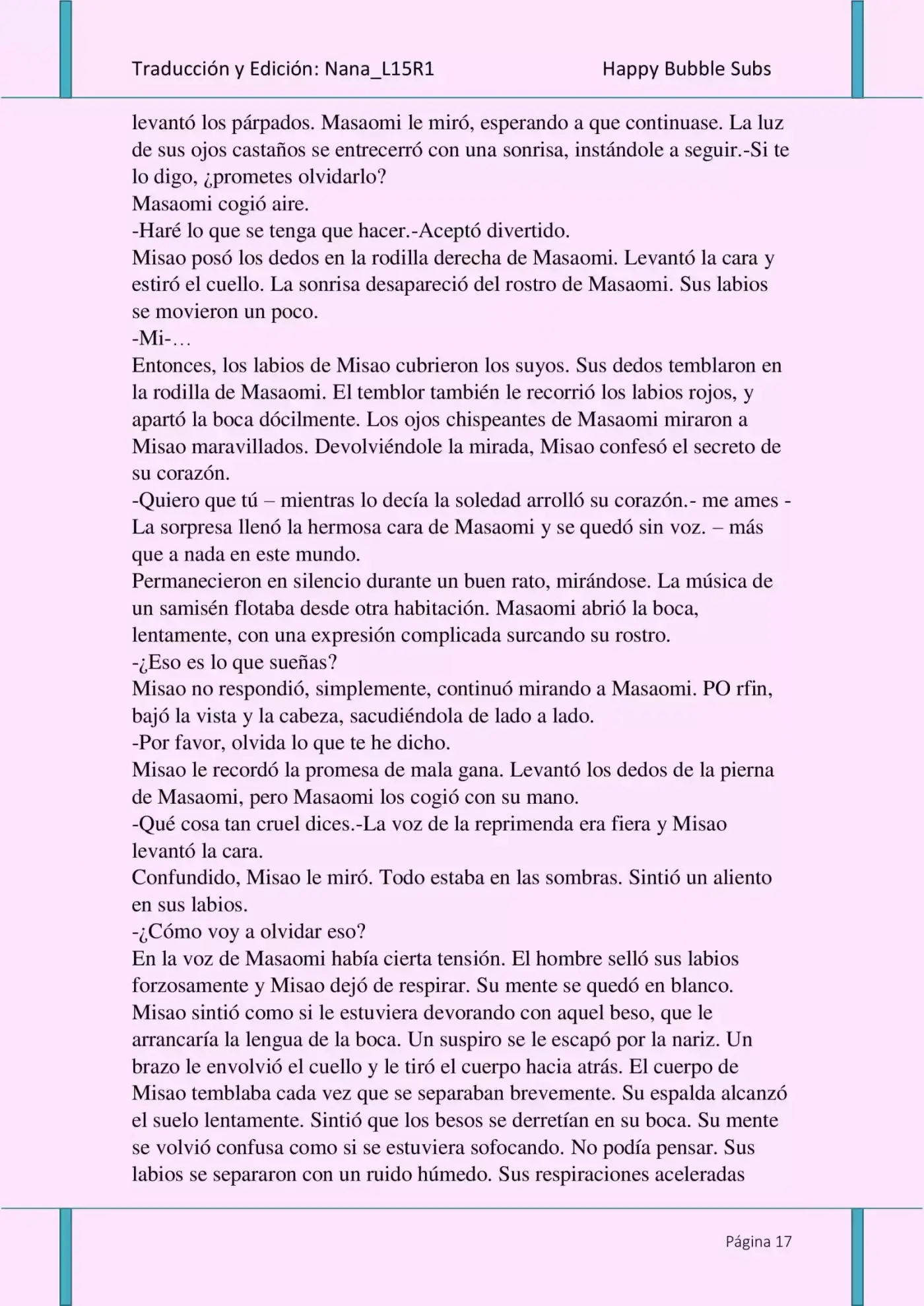 Love Water (Novela) - Capítulo 4 - Página 17 - LectorTMOo