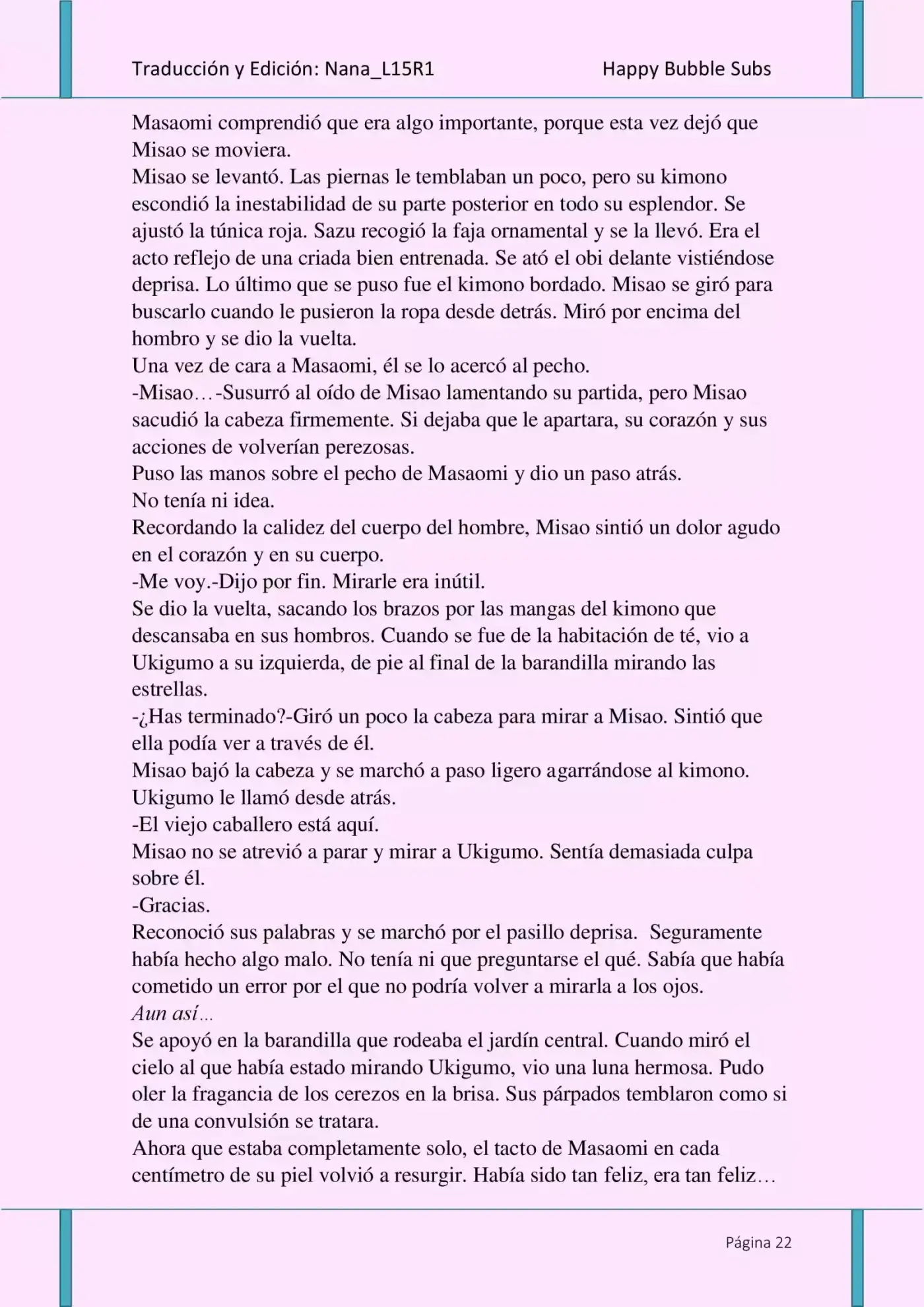Love Water (Novela) - Capítulo 4 - Página 22 - LectorTMOo