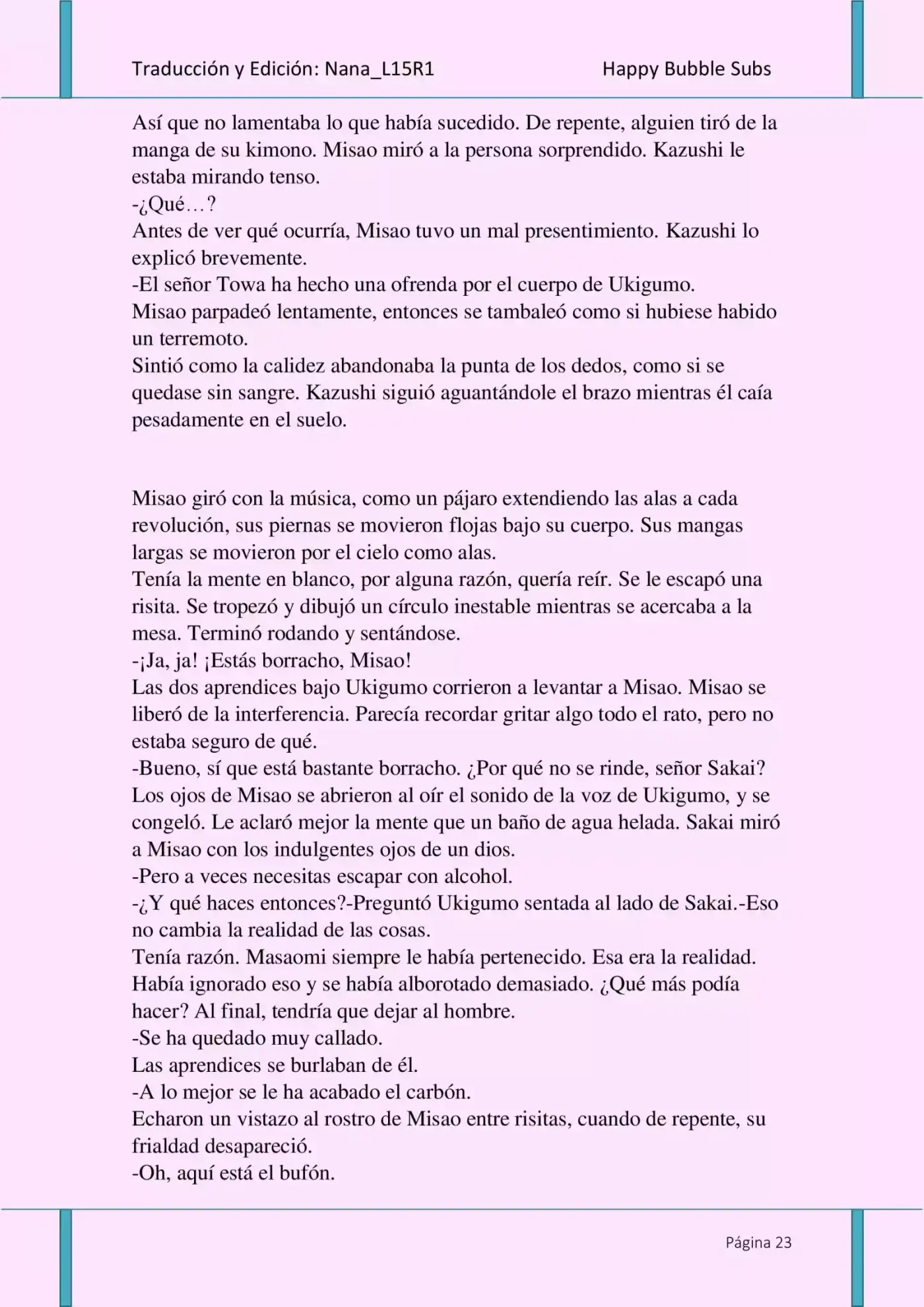 Love Water (Novela) - Capítulo 4 - Página 23 - LectorTMOo