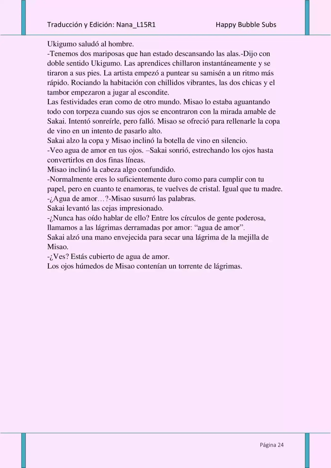 Love Water (Novela) - Capítulo 4 - Página 24 - LectorTMOo