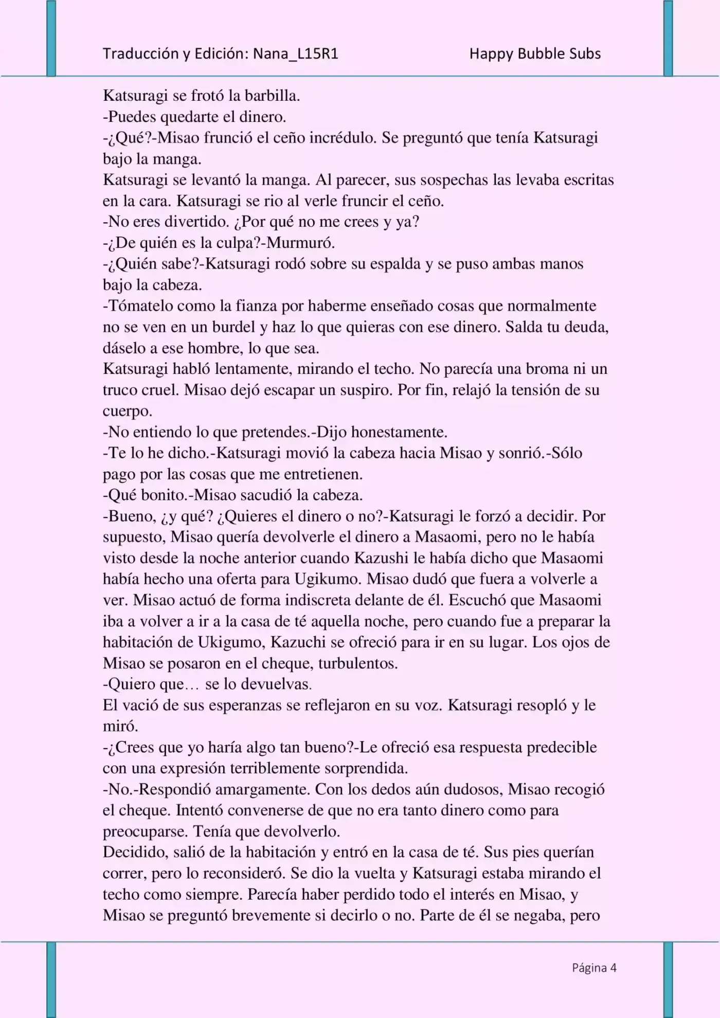 Love Water (Novela) - Capítulo 5 - Página 4 - LectorTMOo