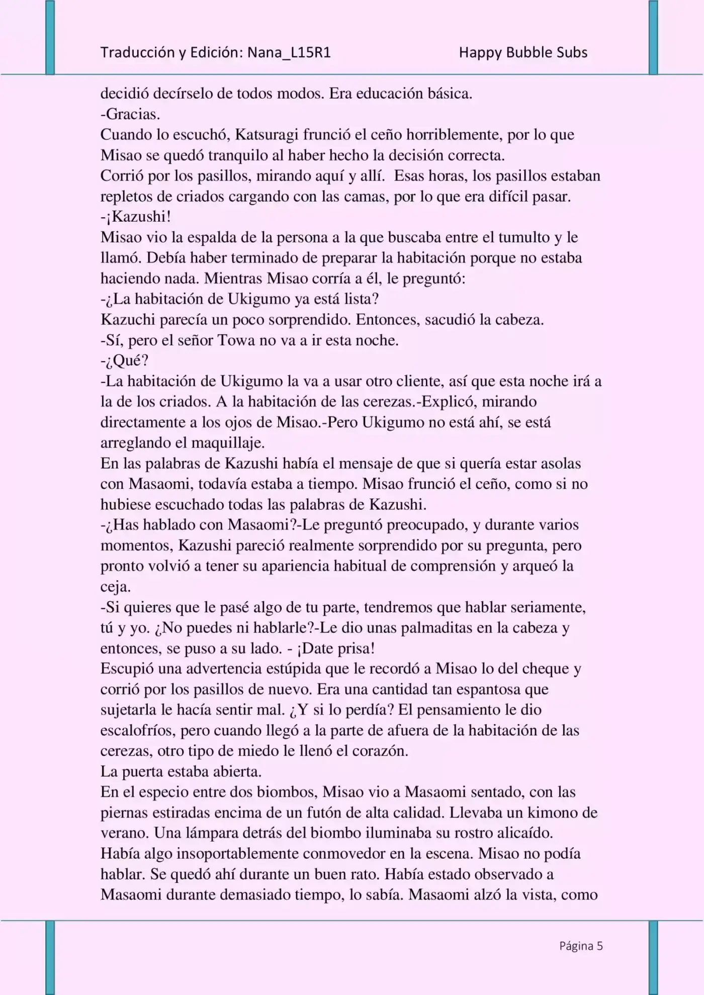 Love Water (Novela) - Capítulo 5 - Página 5 - LectorTMOo