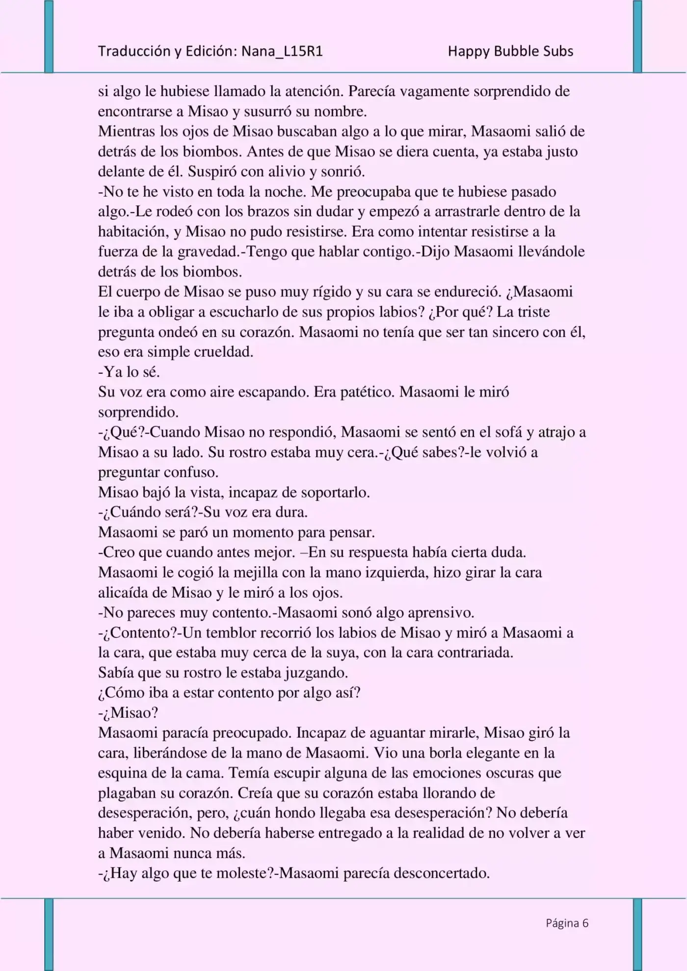 Love Water (Novela) - Capítulo 5 - Página 6 - LectorTMOo