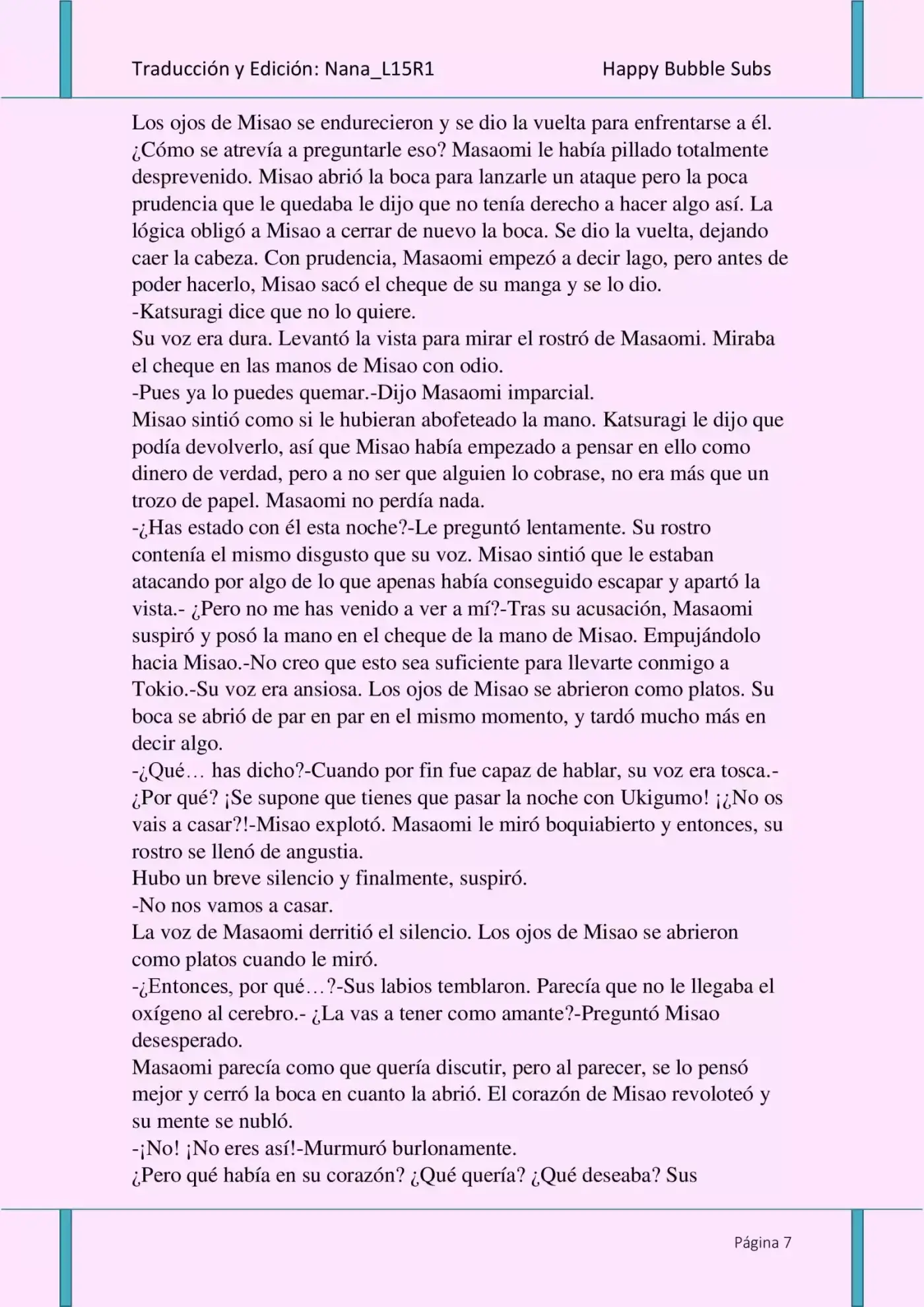 Love Water (Novela) - Capítulo 5 - Página 7 - LectorTMOo