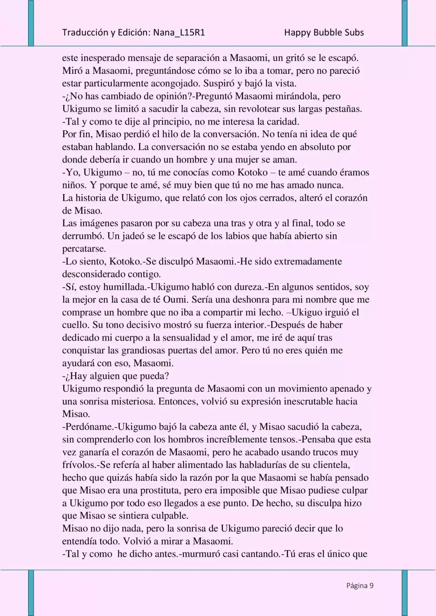 Love Water (Novela) - Capítulo 5 - Página 9 - LectorTMOo