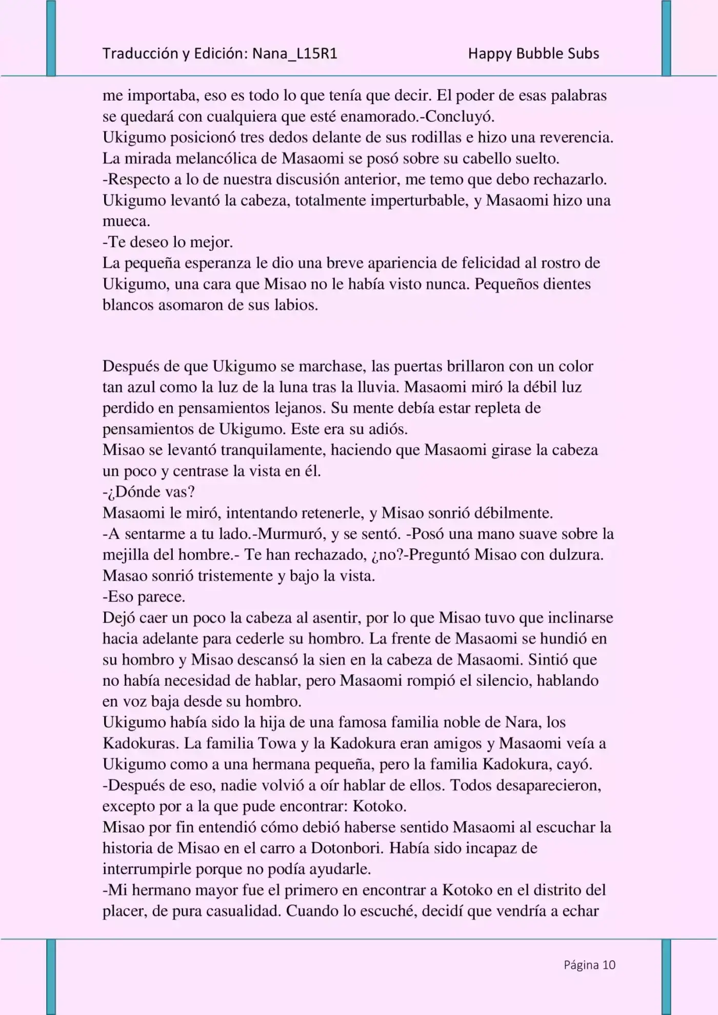 Love Water (Novela) - Capítulo 5 - Página 10 - LectorTMOo