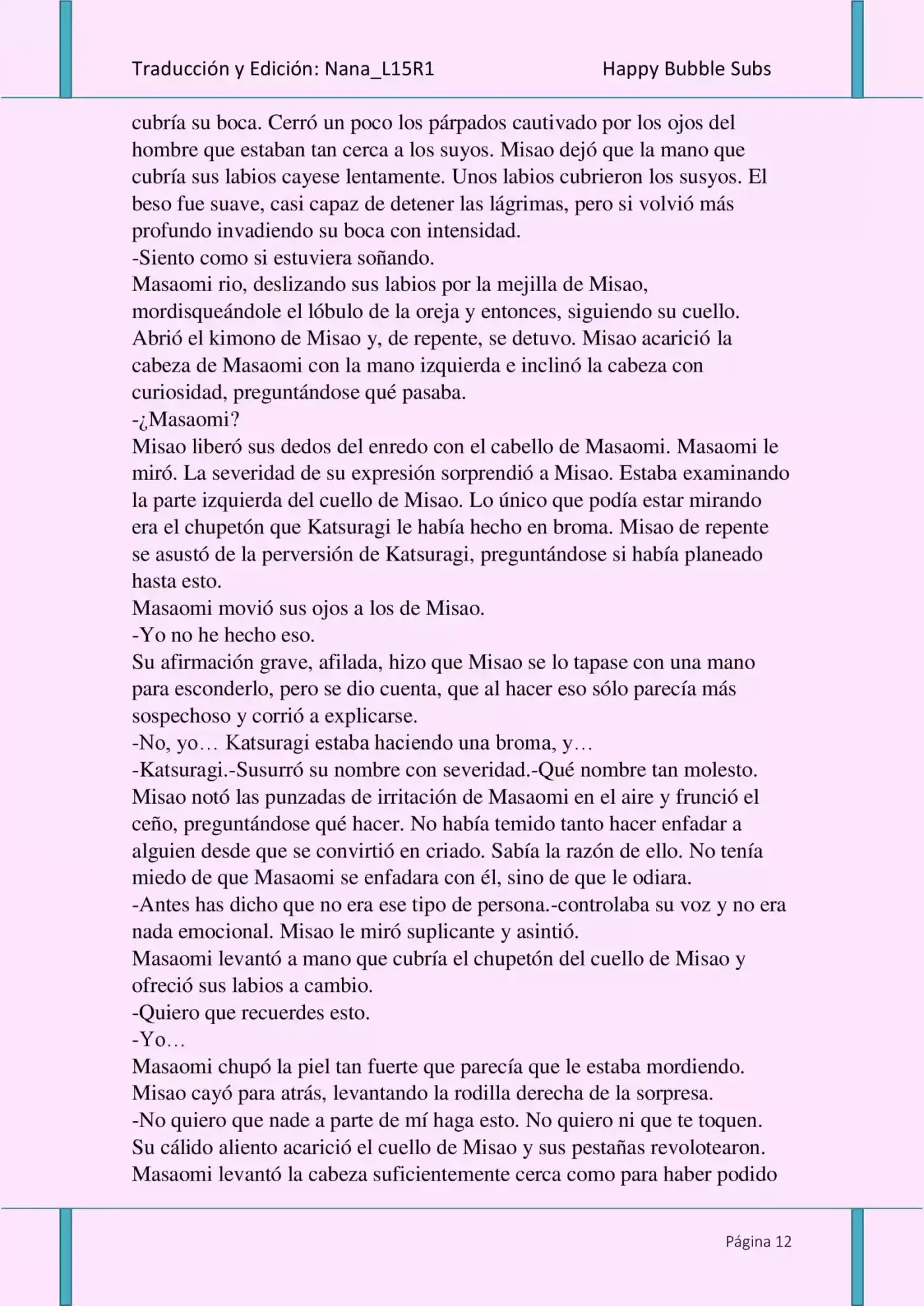 Love Water (Novela) - Capítulo 5 - Página 12 - LectorTMOo