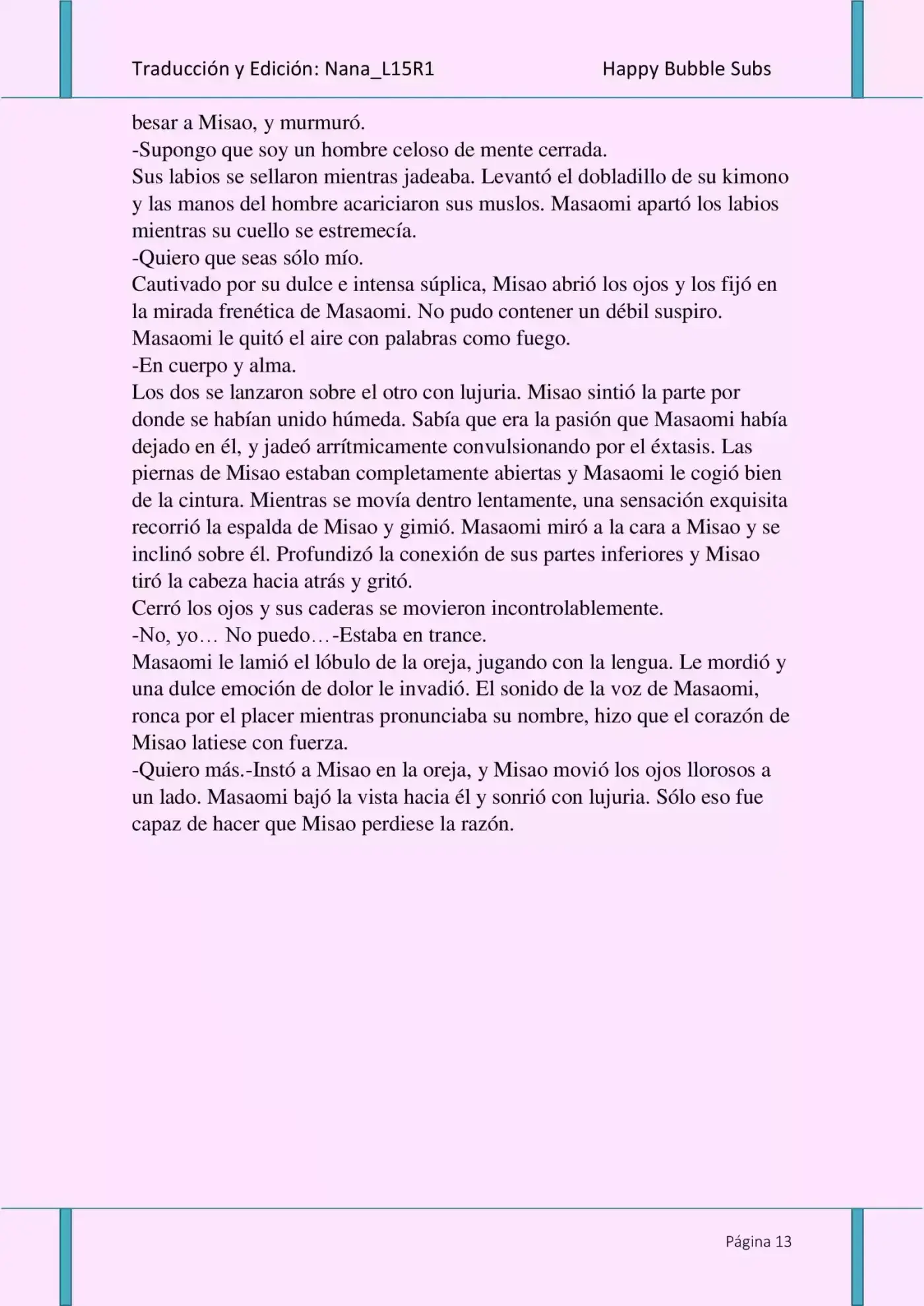 Love Water (Novela) - Capítulo 5 - Página 13 - LectorTMOo