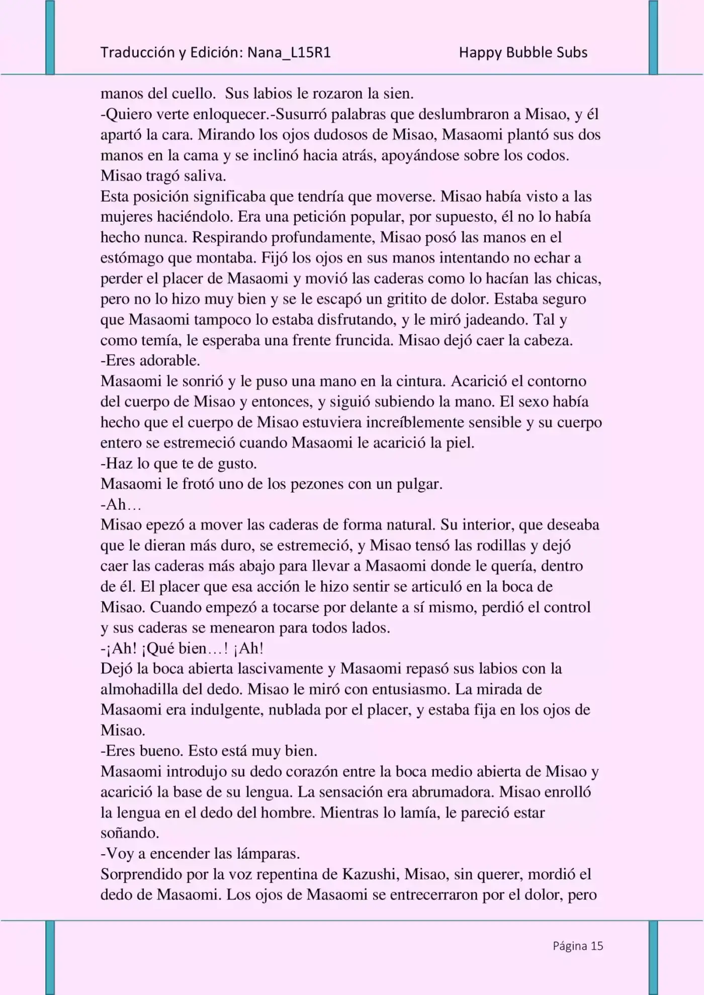 Love Water (Novela) - Capítulo 5 - Página 15 - LectorTMOo