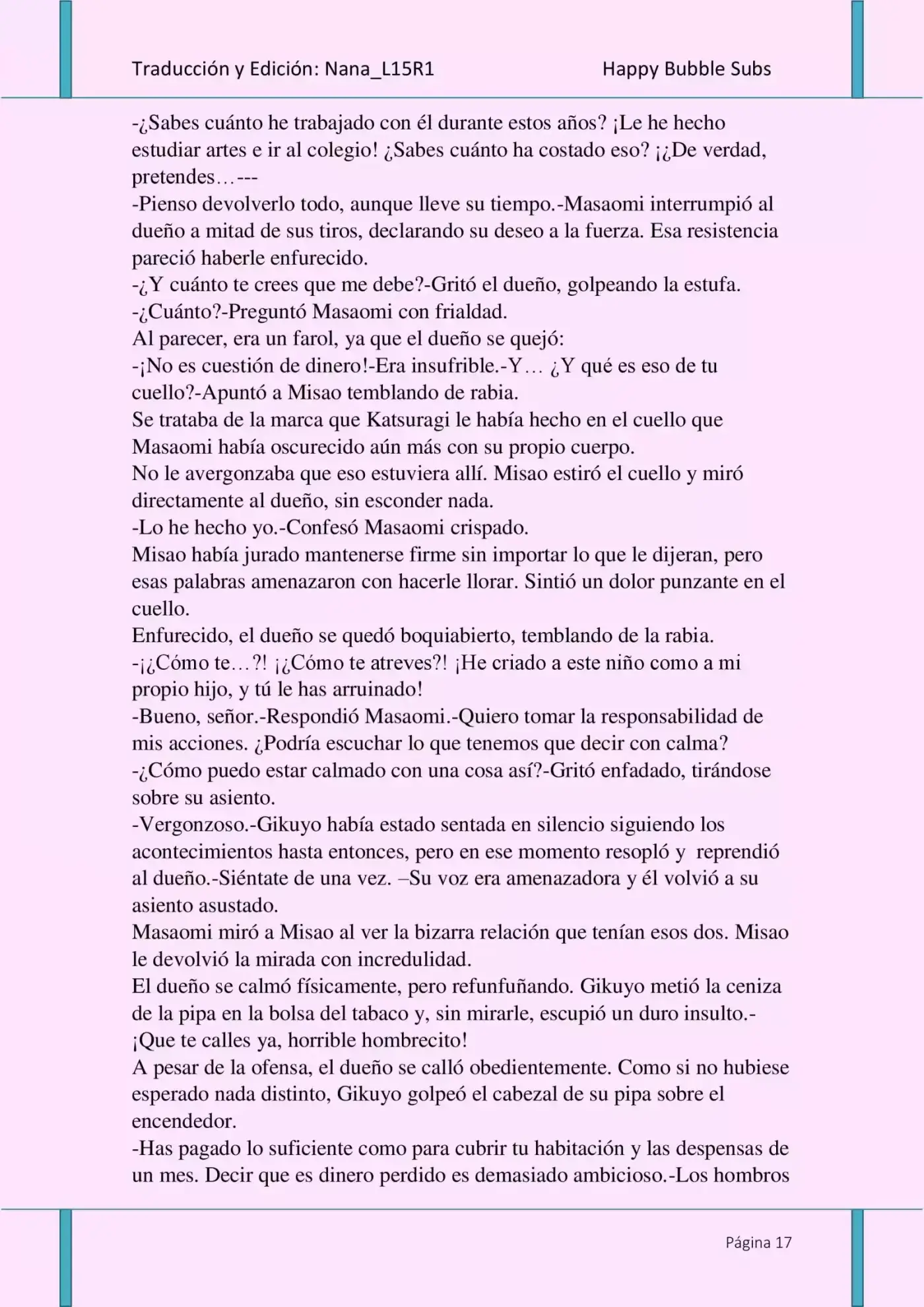 Love Water (Novela) - Capítulo 5 - Página 17 - LectorTMOo