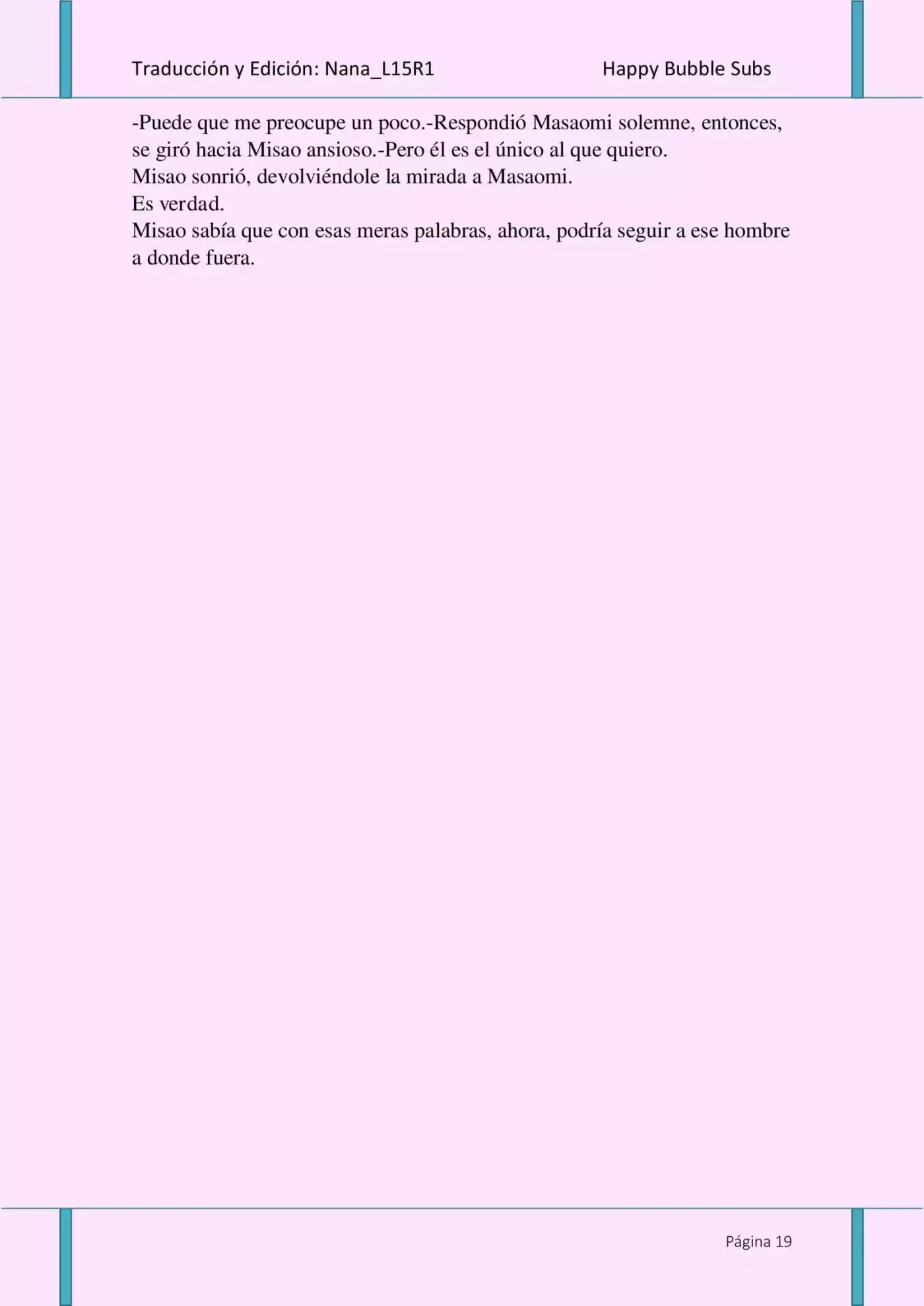 Love Water (Novela) - Capítulo 5 - Página 19 - LectorTMOo
