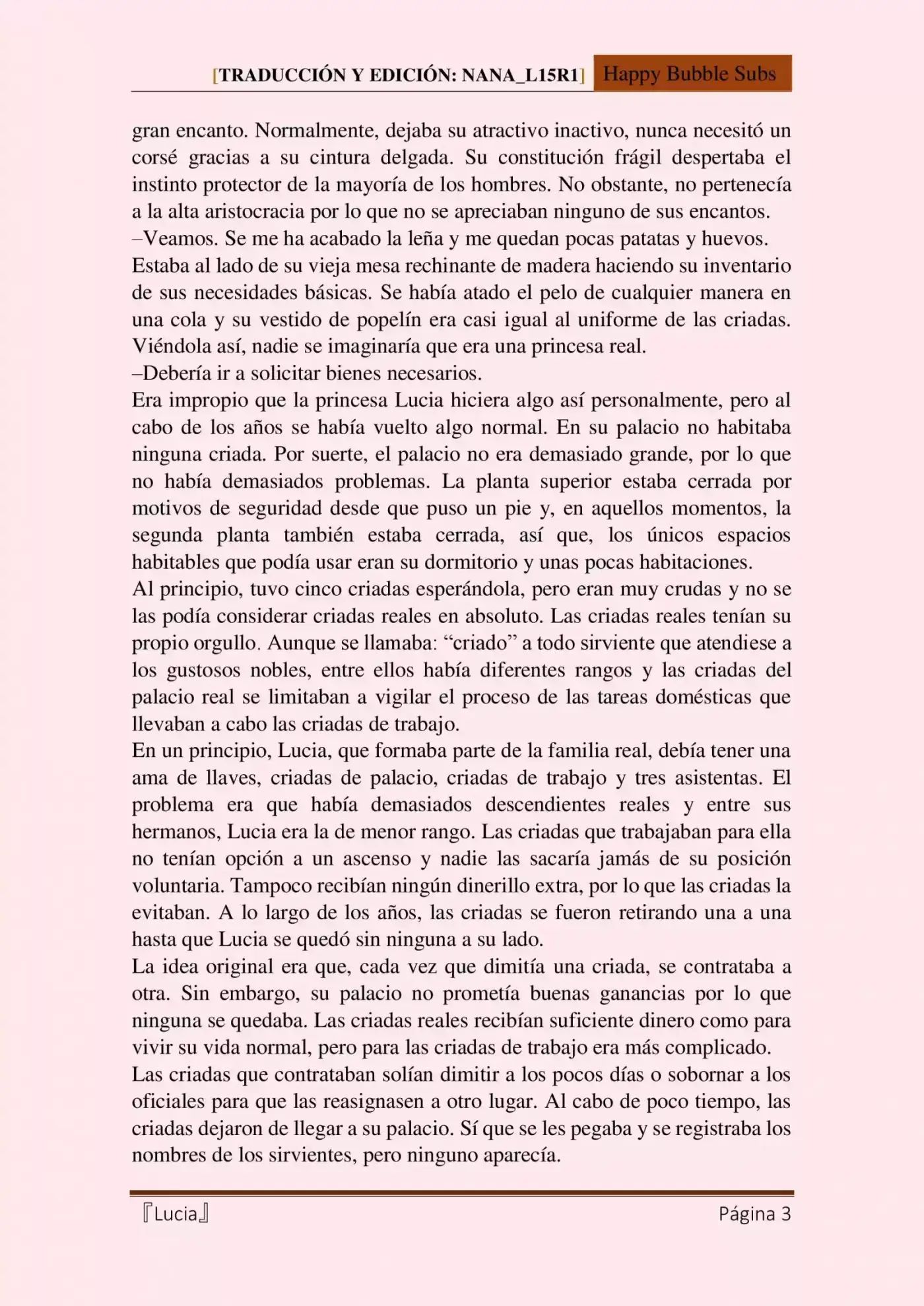 Lucia (Novela) - Capítulo 1 - Página 3 - LectorTMOo