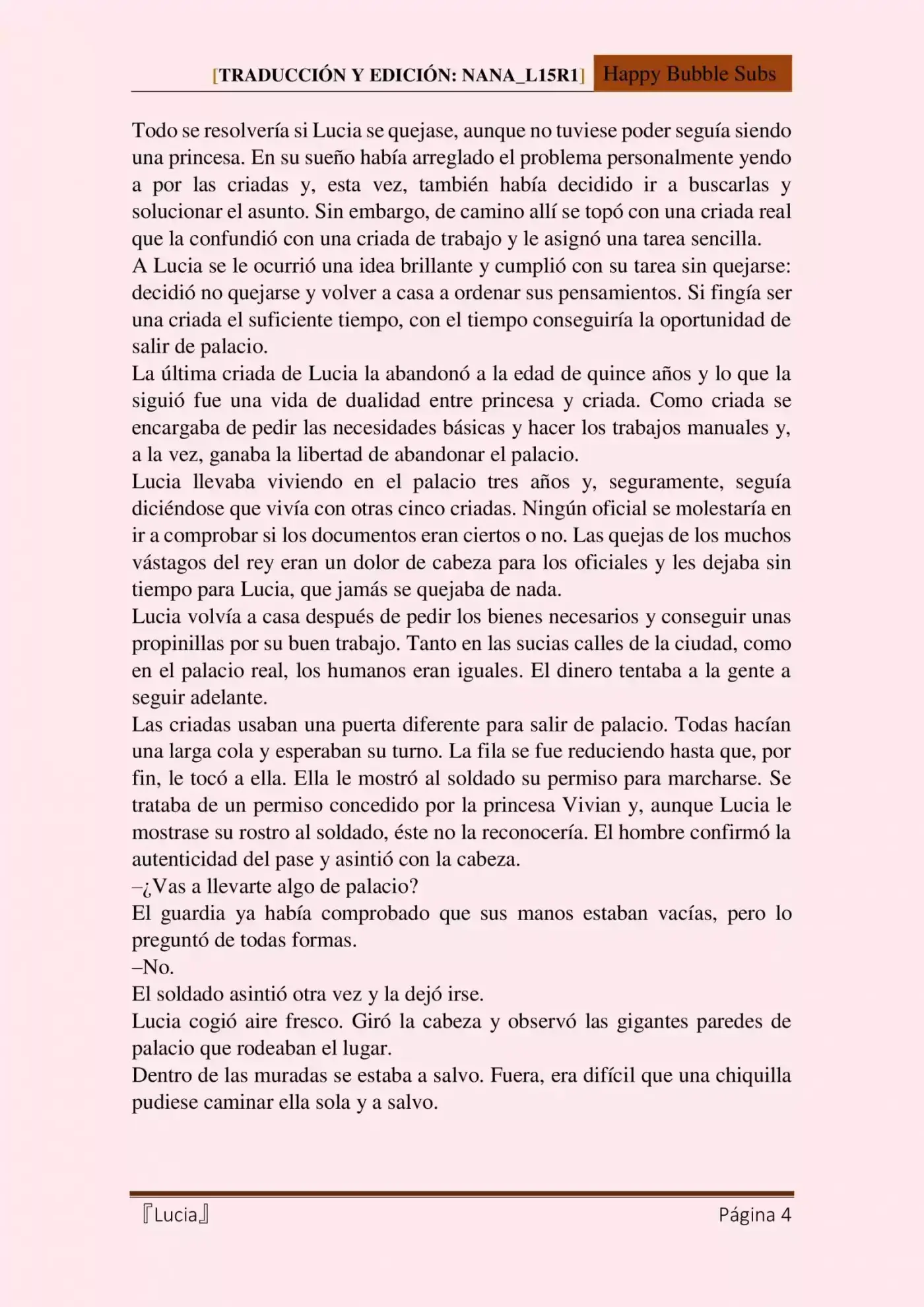 Lucia (Novela) - Capítulo 1 - Página 4 - LectorTMOo