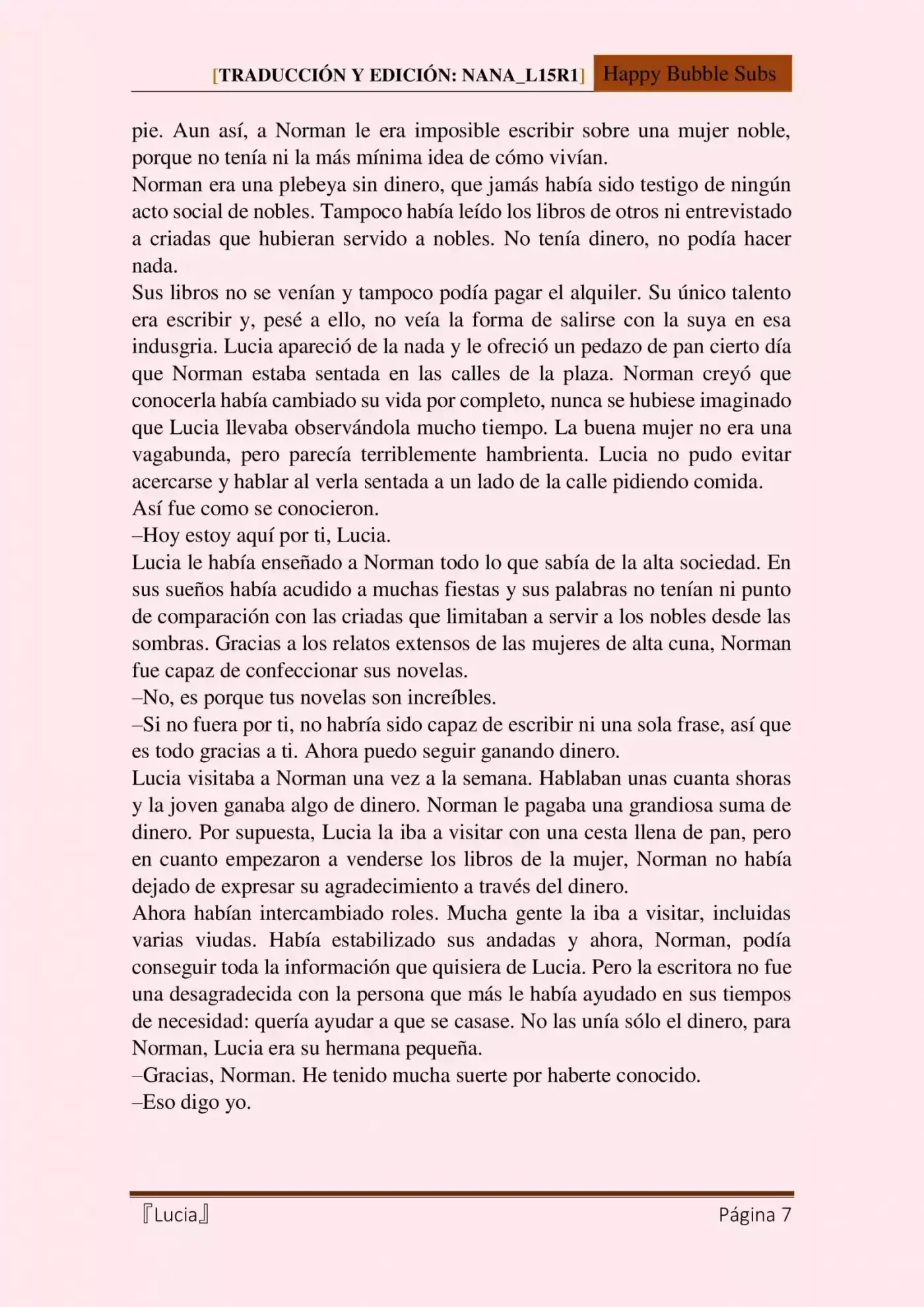 Lucia (Novela) - Capítulo 1 - Página 7 - LectorTMOo
