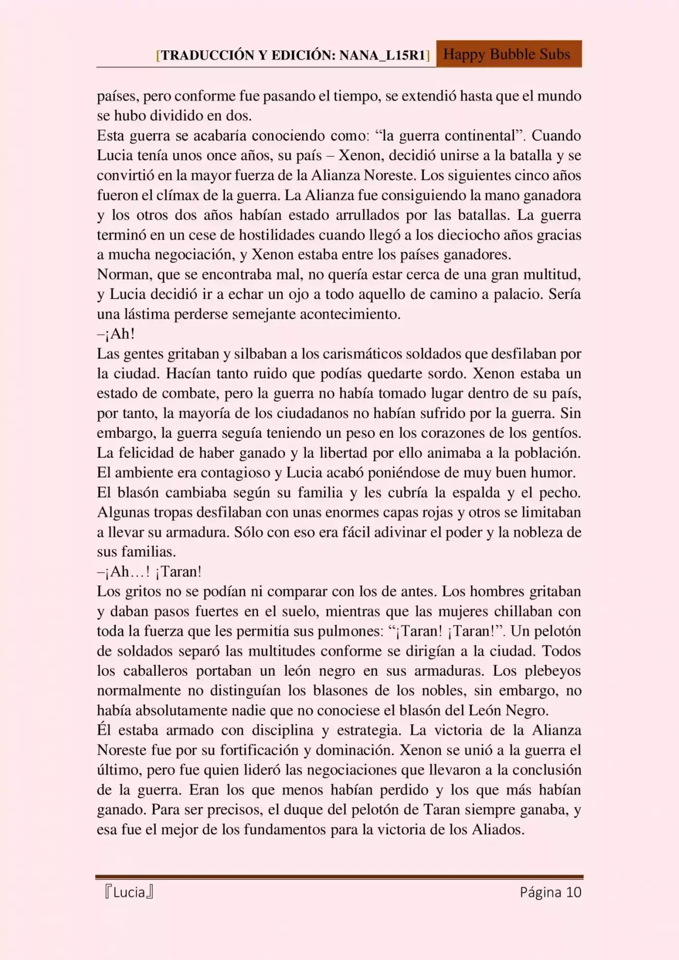 Lucia (Novela) - Capítulo 1 - Página 10 - LectorTMOo