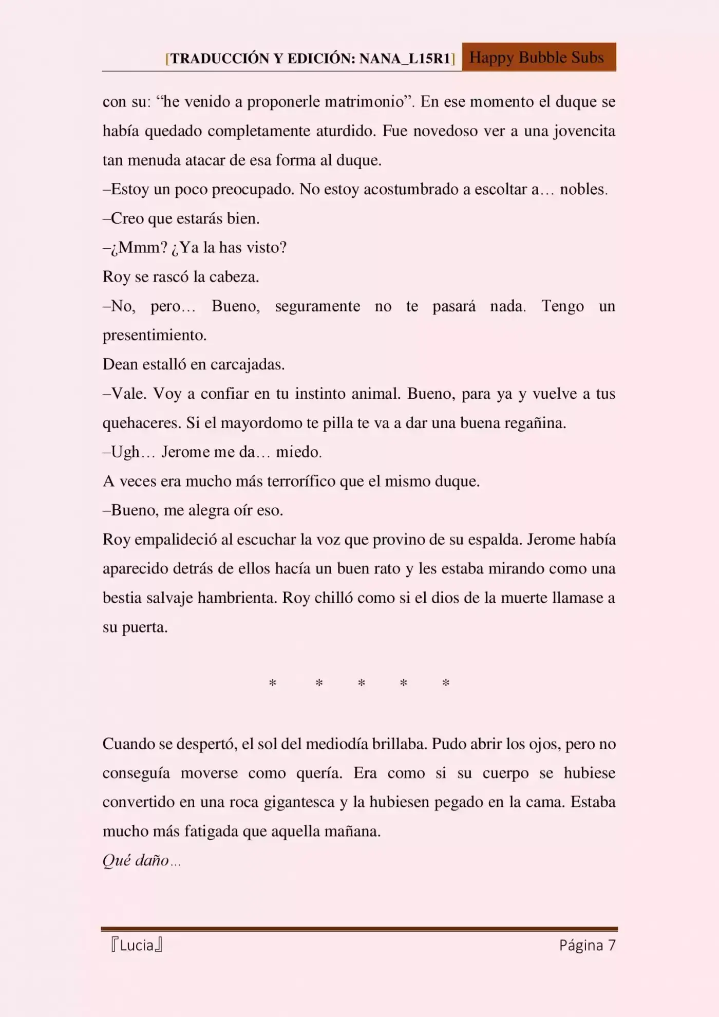 Lucia (Novela) - Capítulo 10 - Página 7 - LectorTMOo